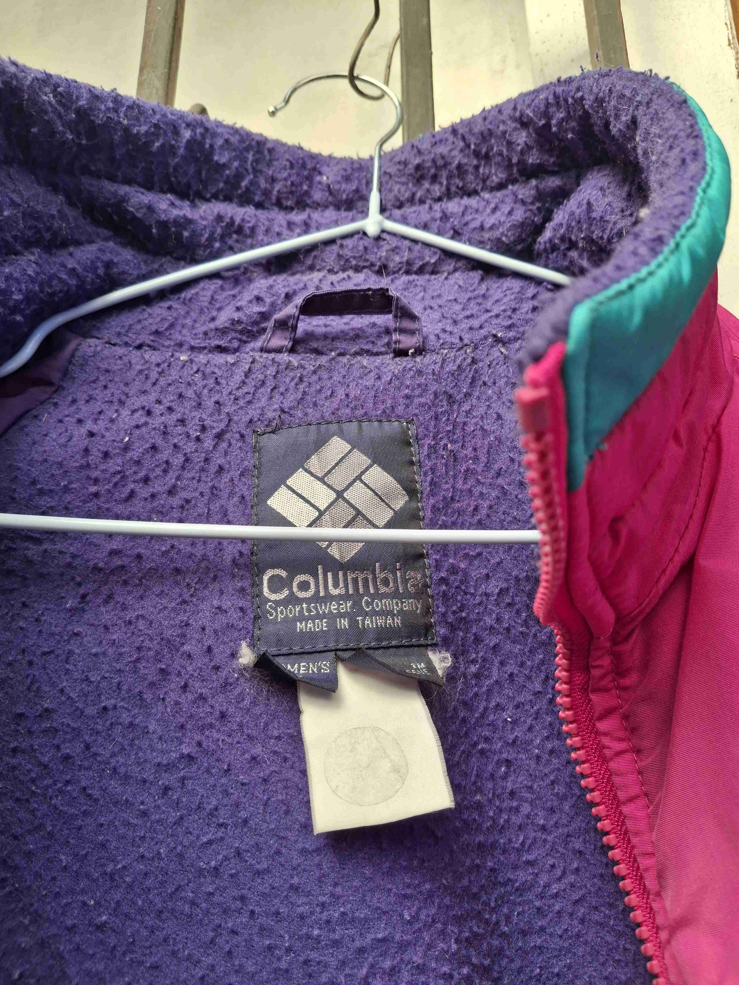 Chaqueta impermeable fucsia - miniatura 3