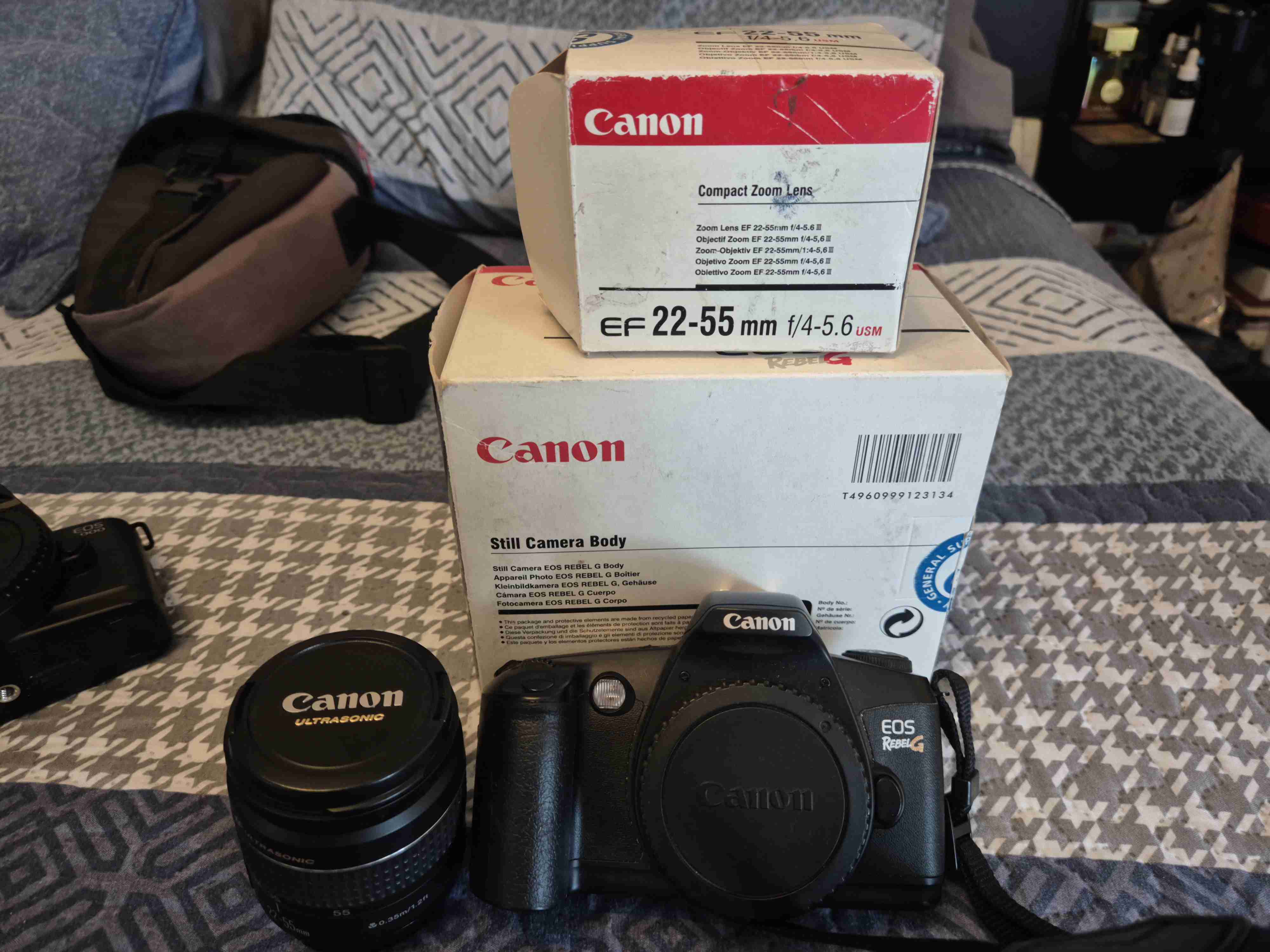 Cámara Canon EOS 5000 y EOS Rebel G con lentes - miniatura 2