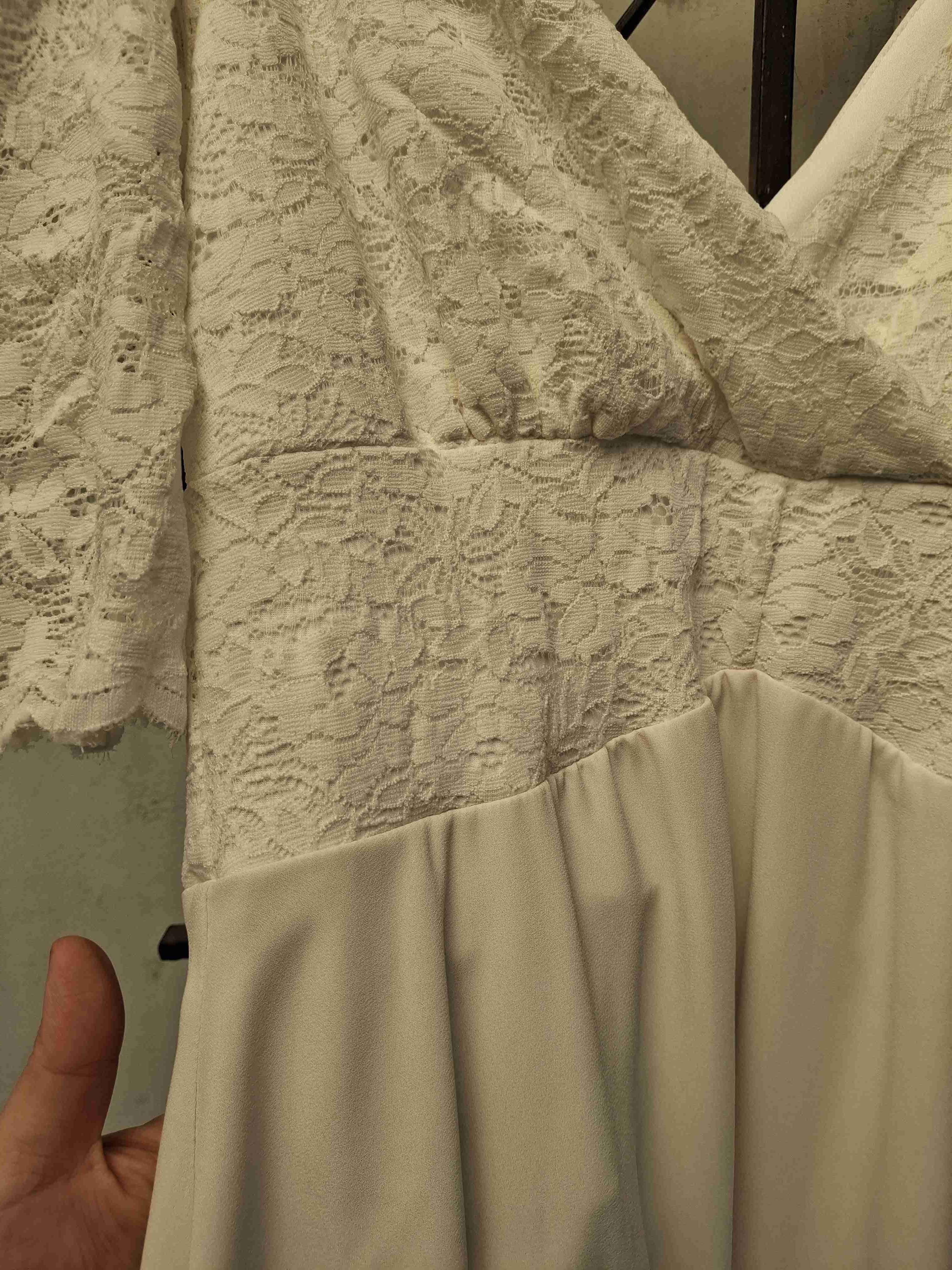 Vestido blanco de encaje - 2