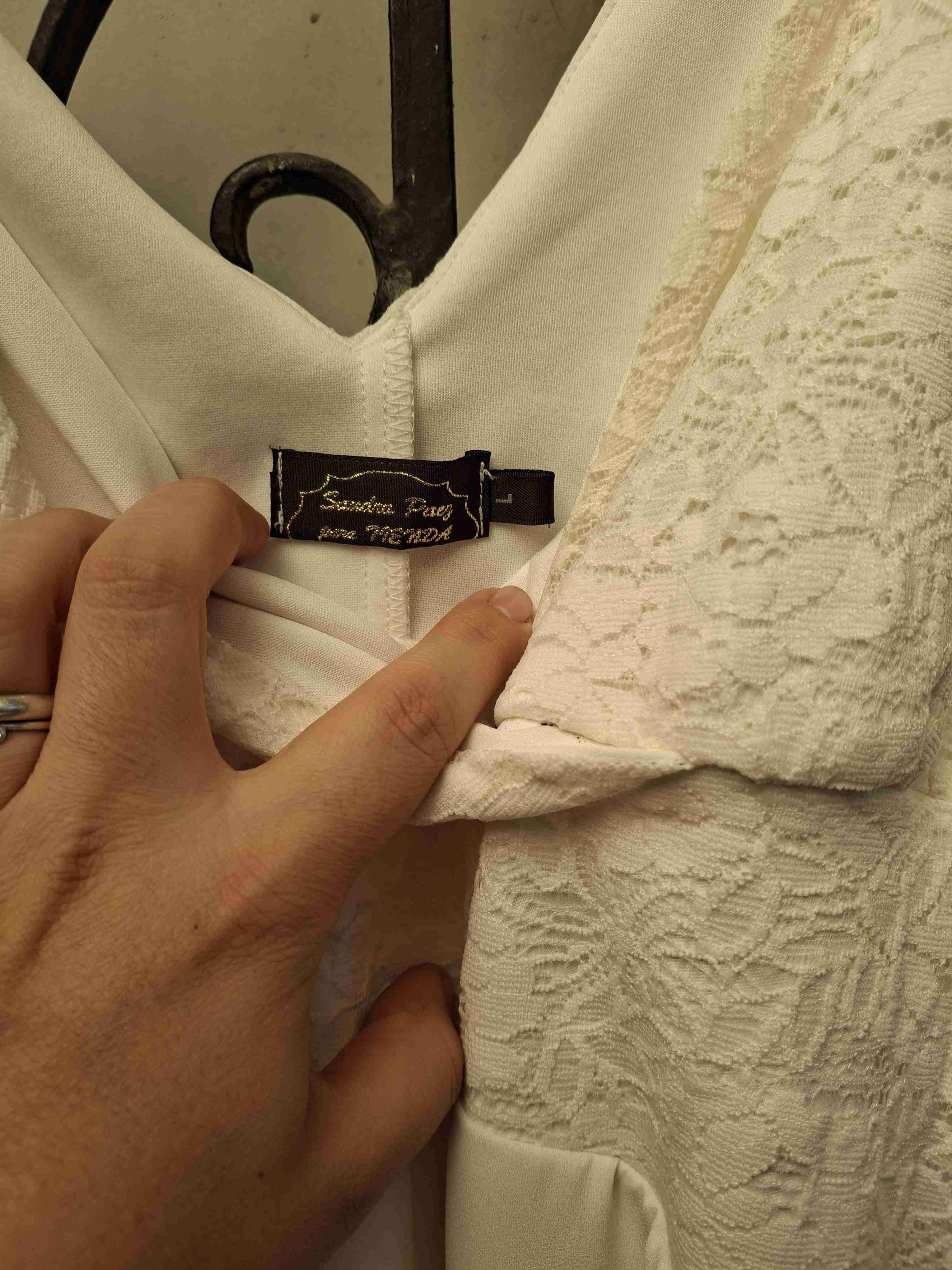 Vestido blanco de encaje - 3