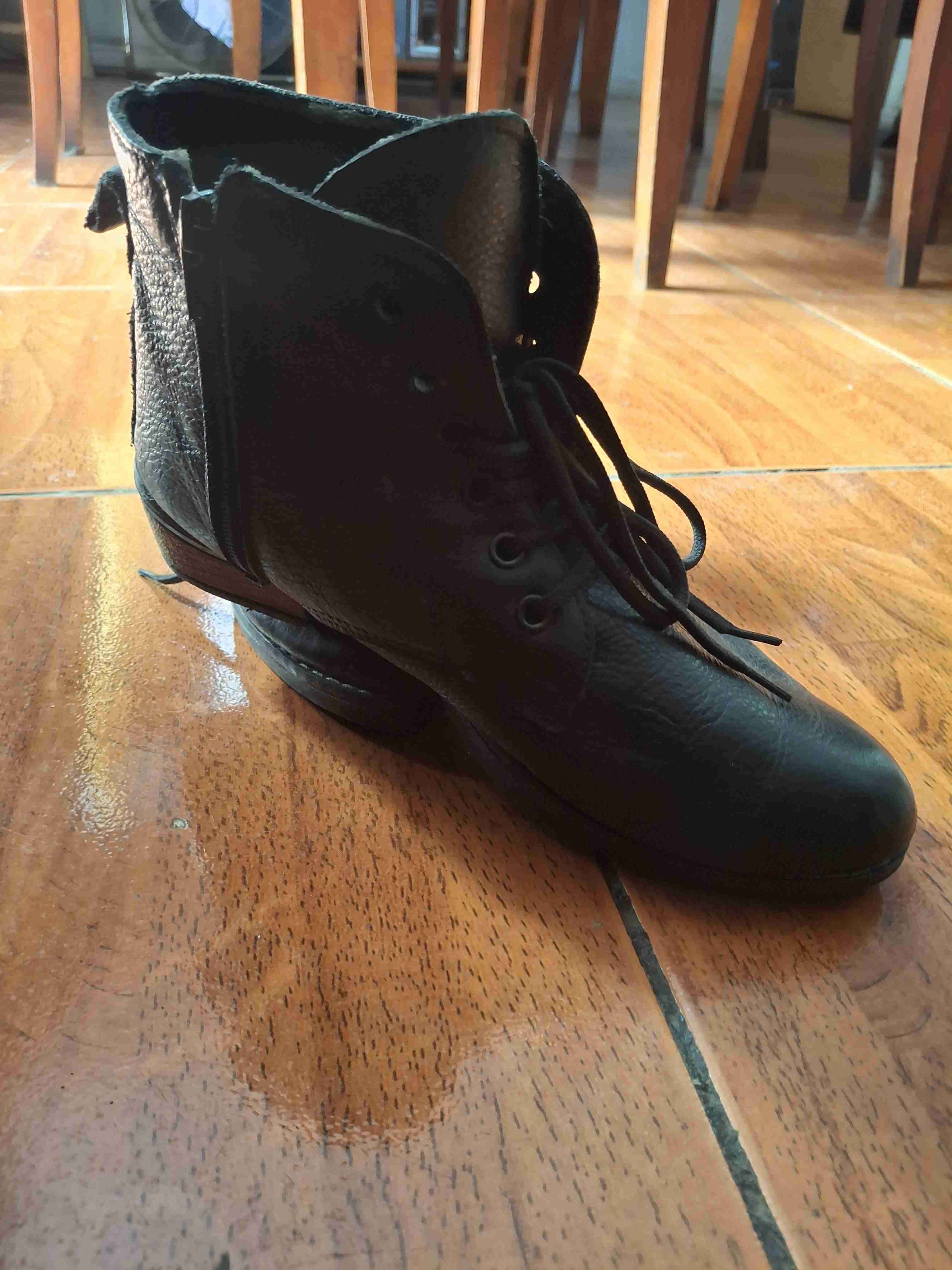 Botines negros de cuero - miniatura 4