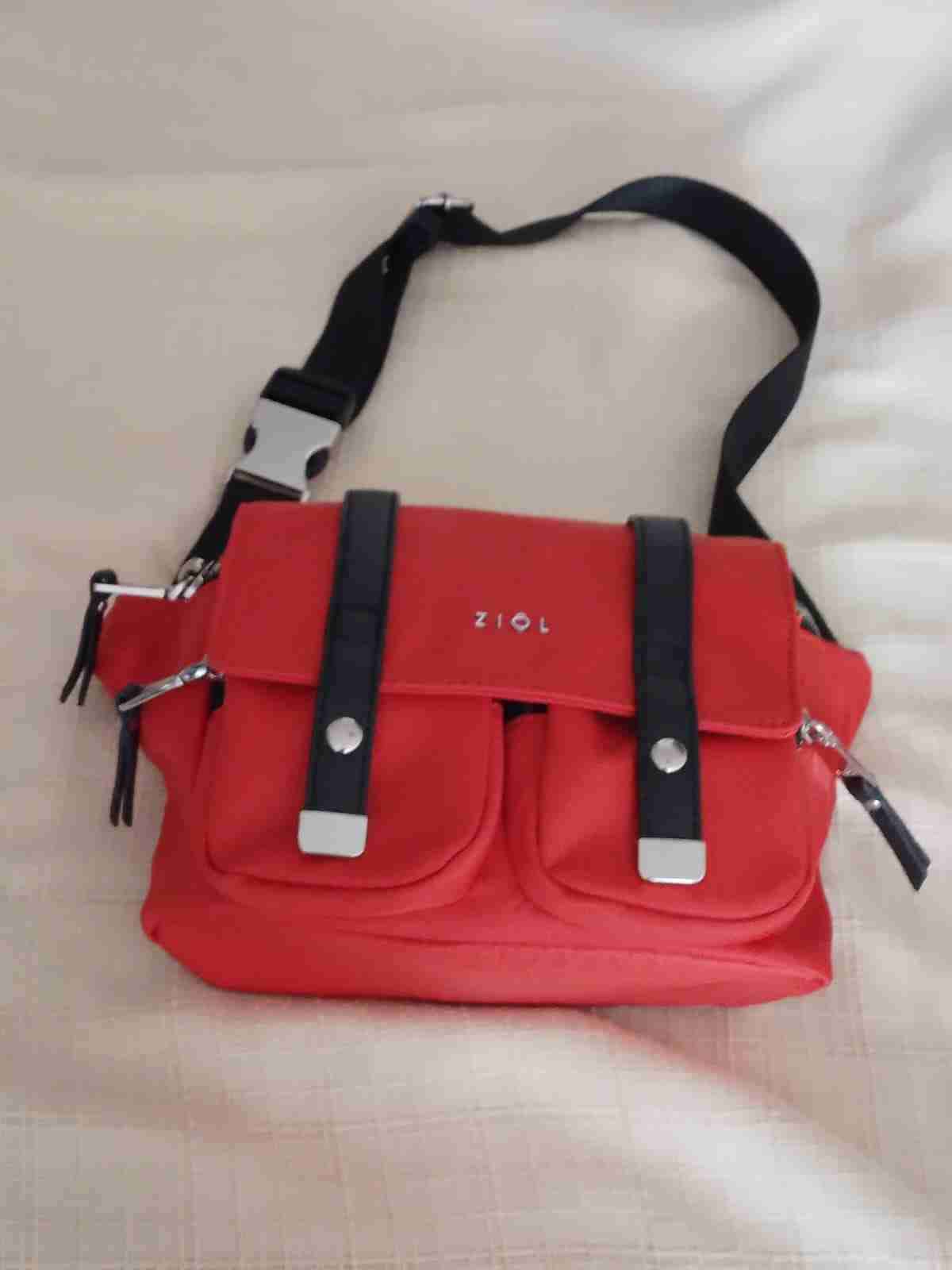 Bolso bandolera rojo Ziol - miniatura 2
