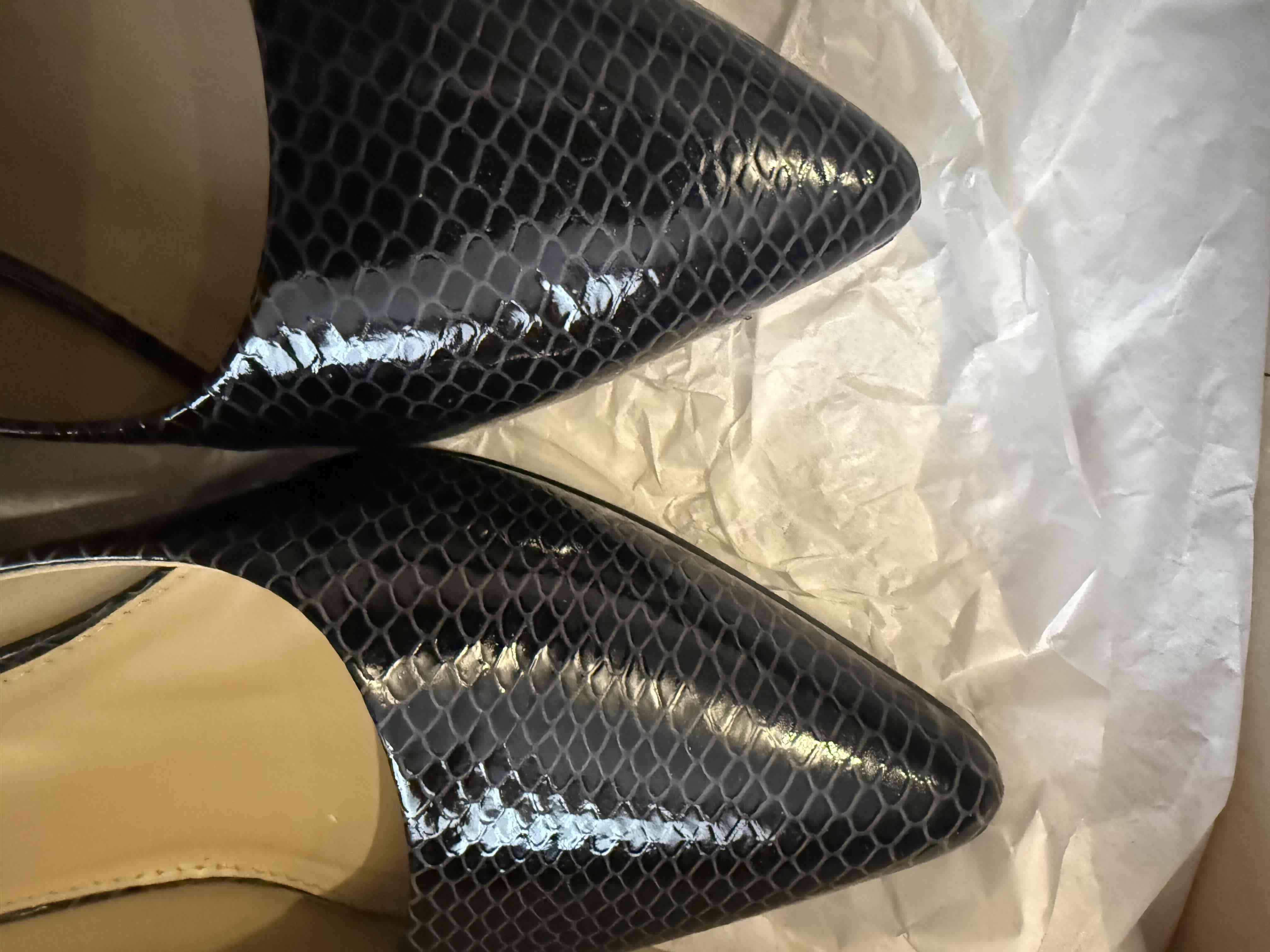 Zapatos de tacón en charol negro GACEL - miniatura 3