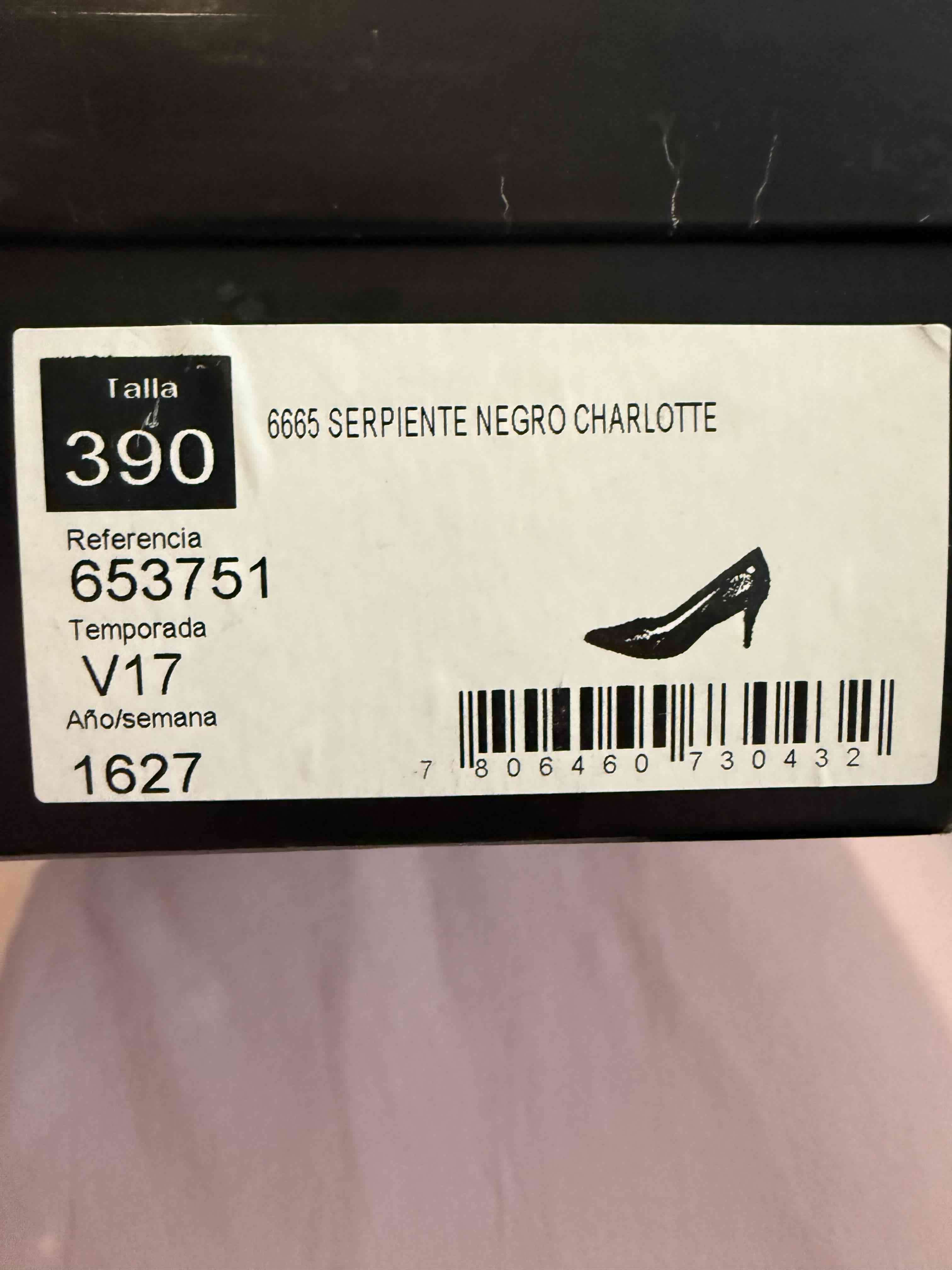 Zapatos de tacón en charol negro GACEL - miniatura 5