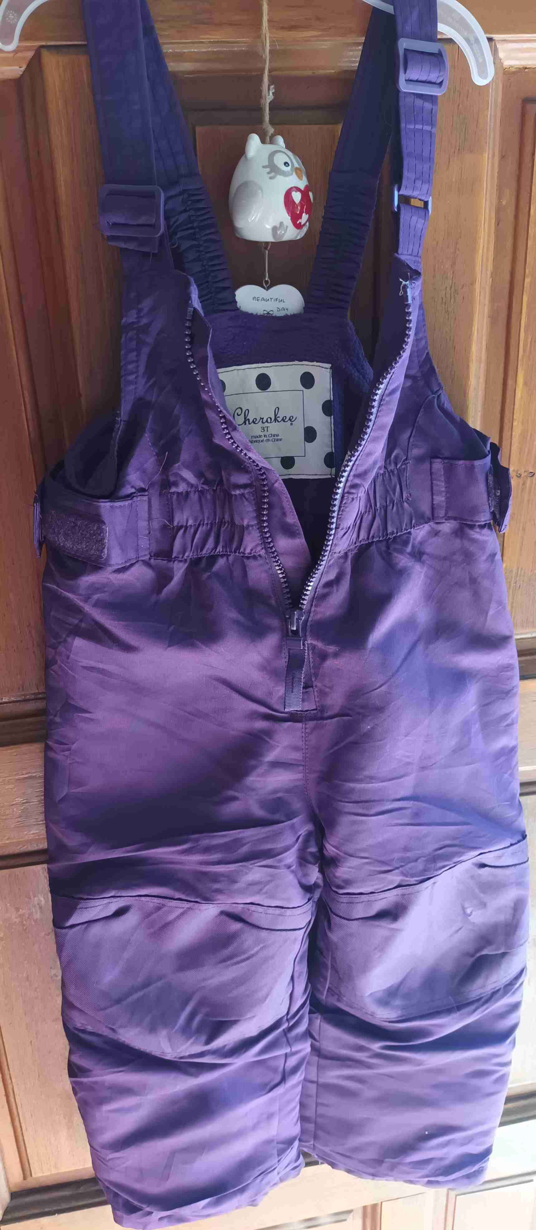 Overol de nieve morado Cherokee talla 3 - miniatura 1