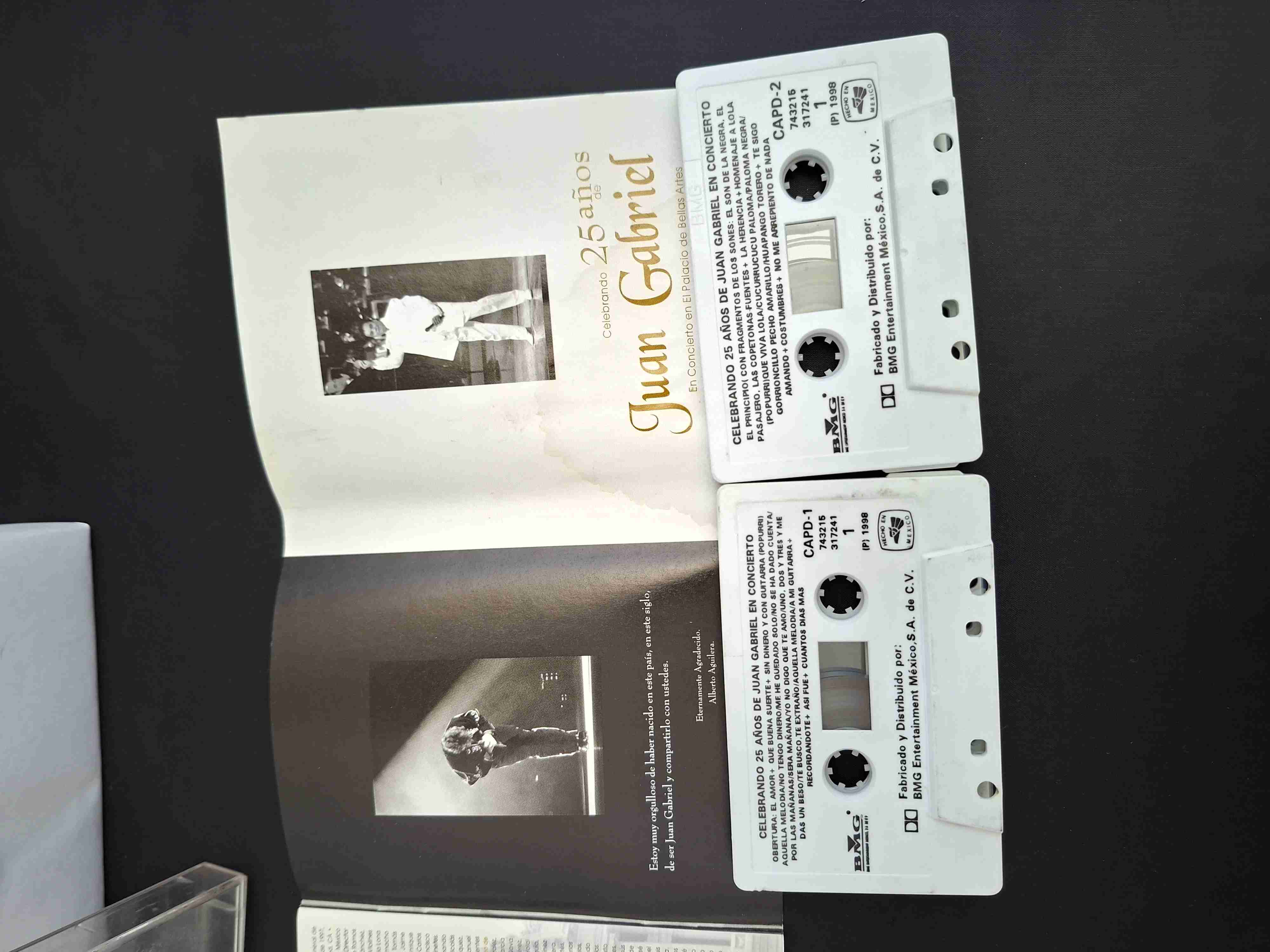 Cassette Doble de Juan Gabriel en concierto - 2