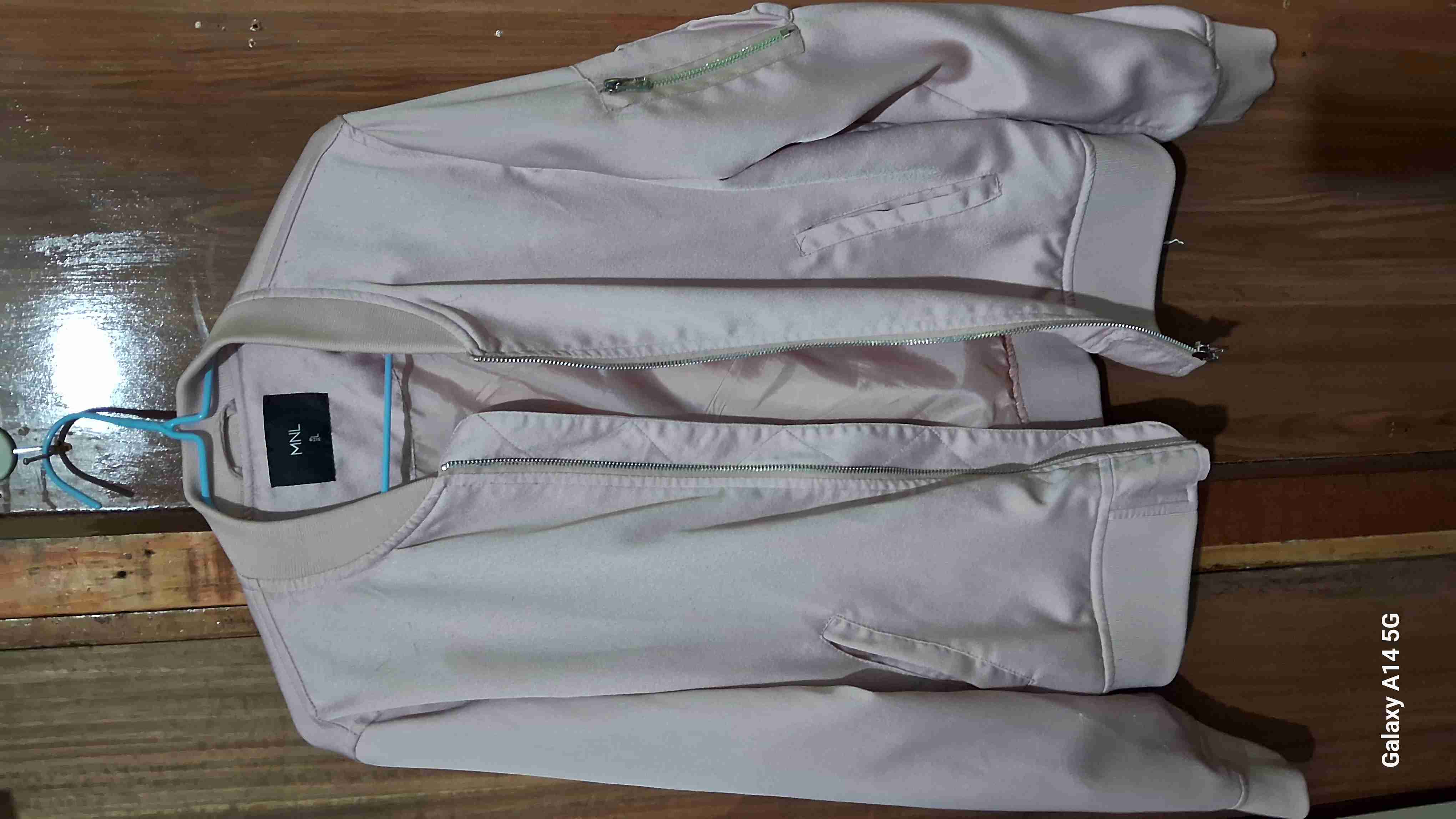 Chaqueta bomber beige MNL - 1