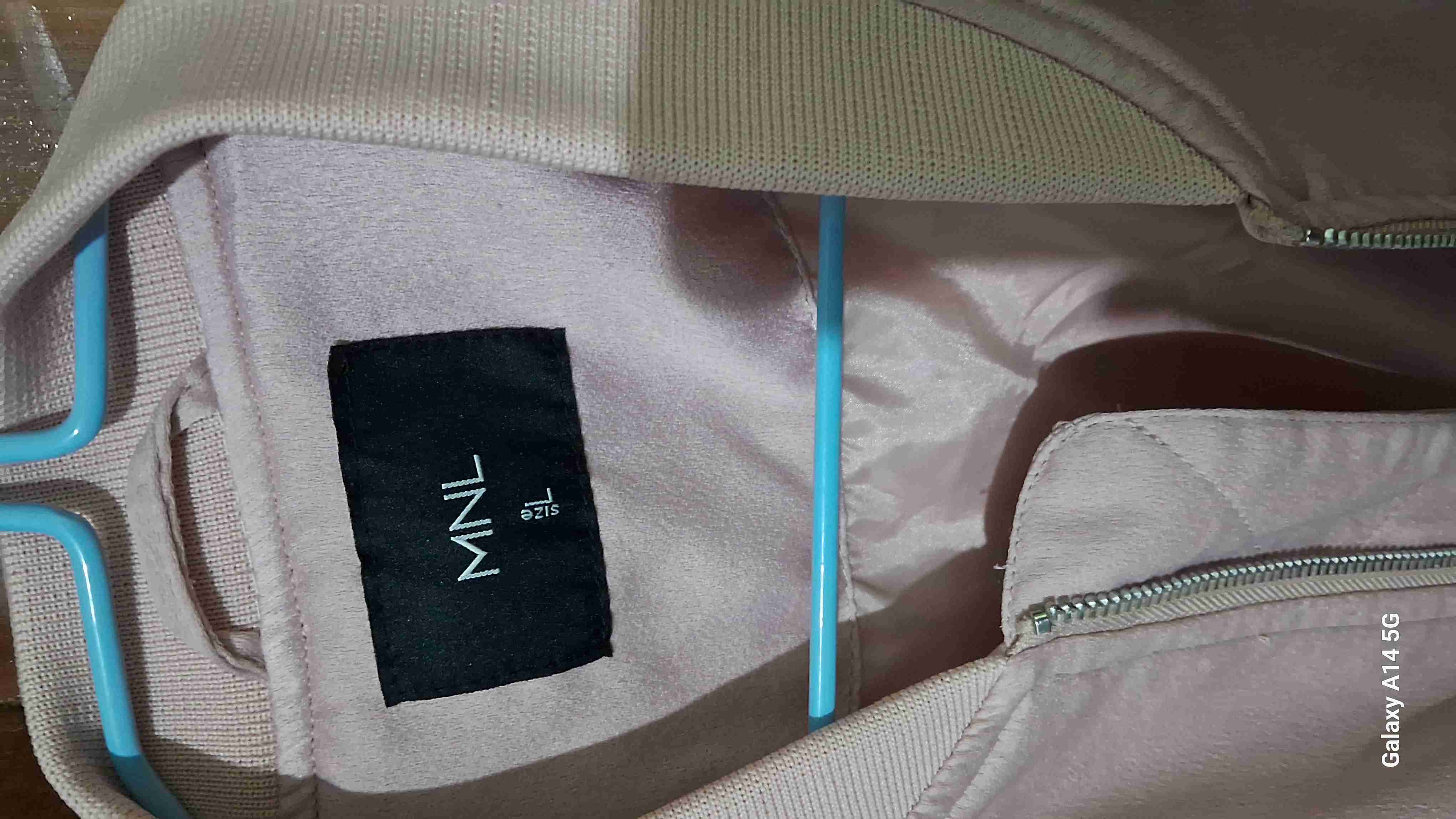 Chaqueta bomber beige MNL - 2