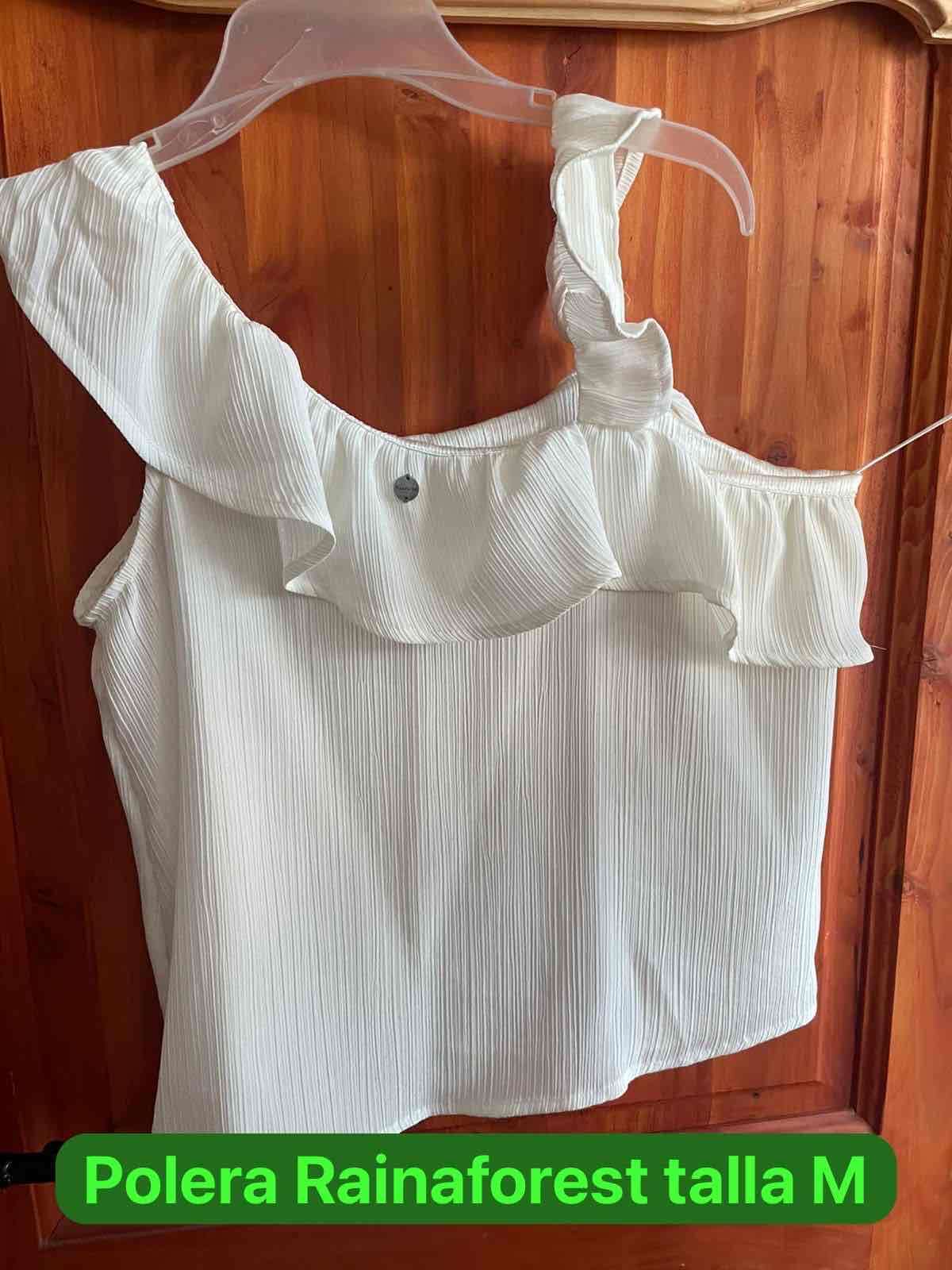 Polera azul con volantes - miniatura 2