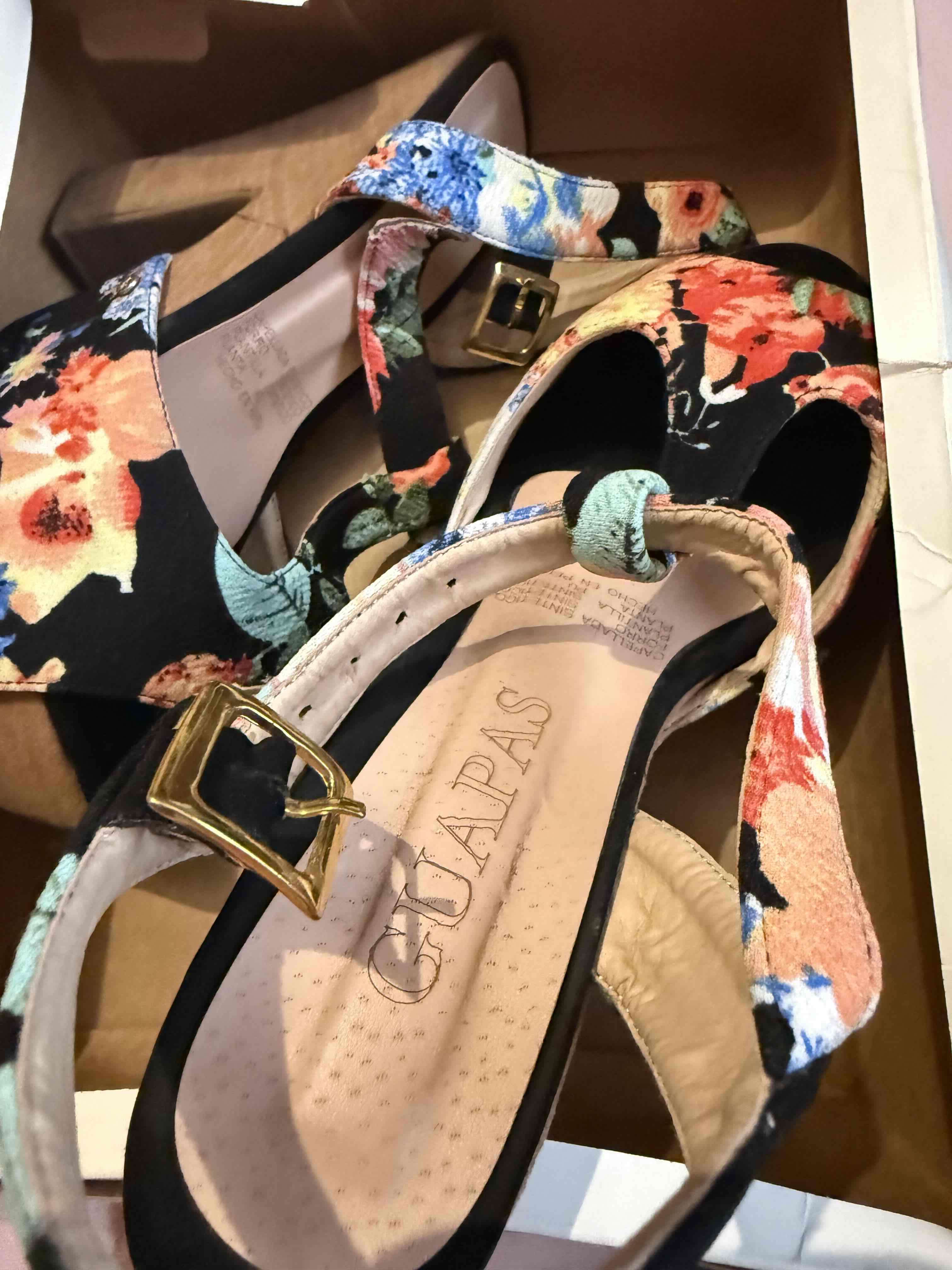 Sandalias de tacón floral PERUANAS - miniatura 2