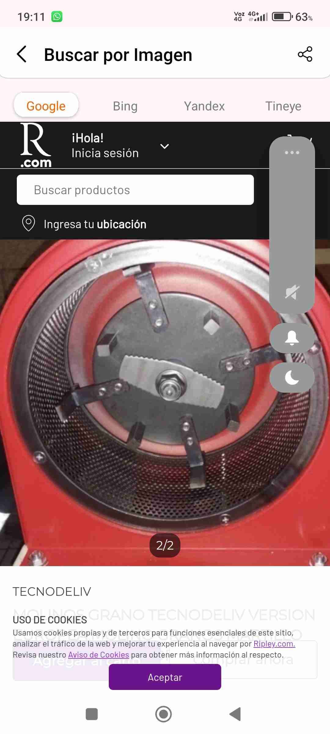 Molino industrial eléctrico - miniatura 3