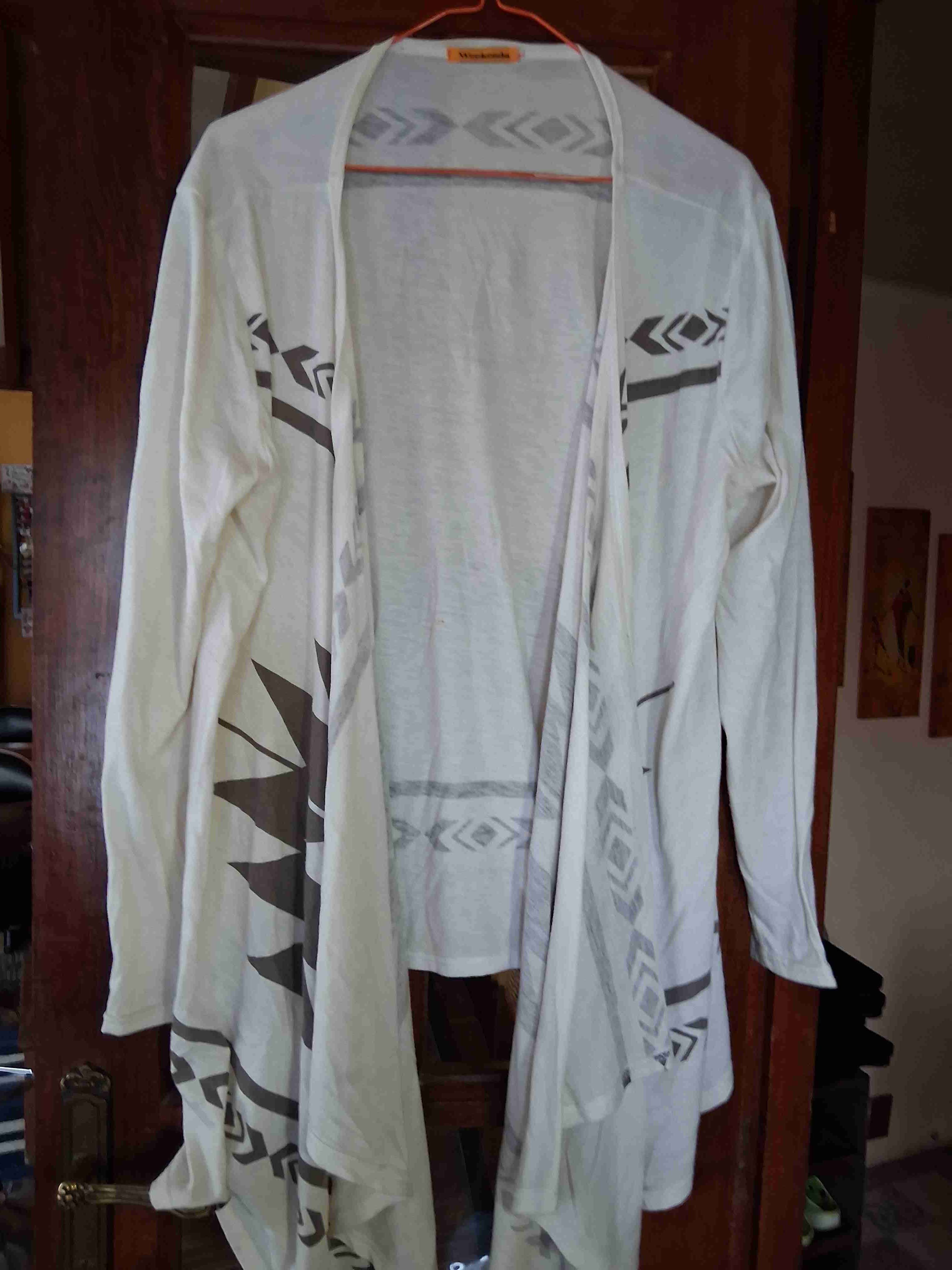 Chaleco abierto gris jaspeado - miniatura 5