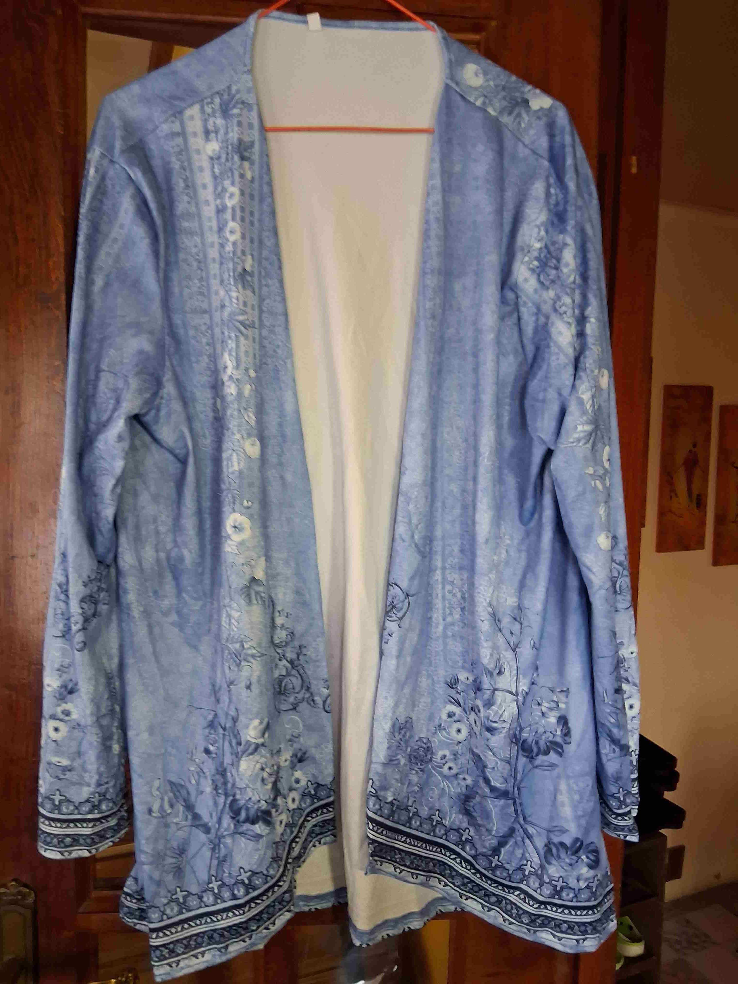 Chaleco abierto gris jaspeado - miniatura 6