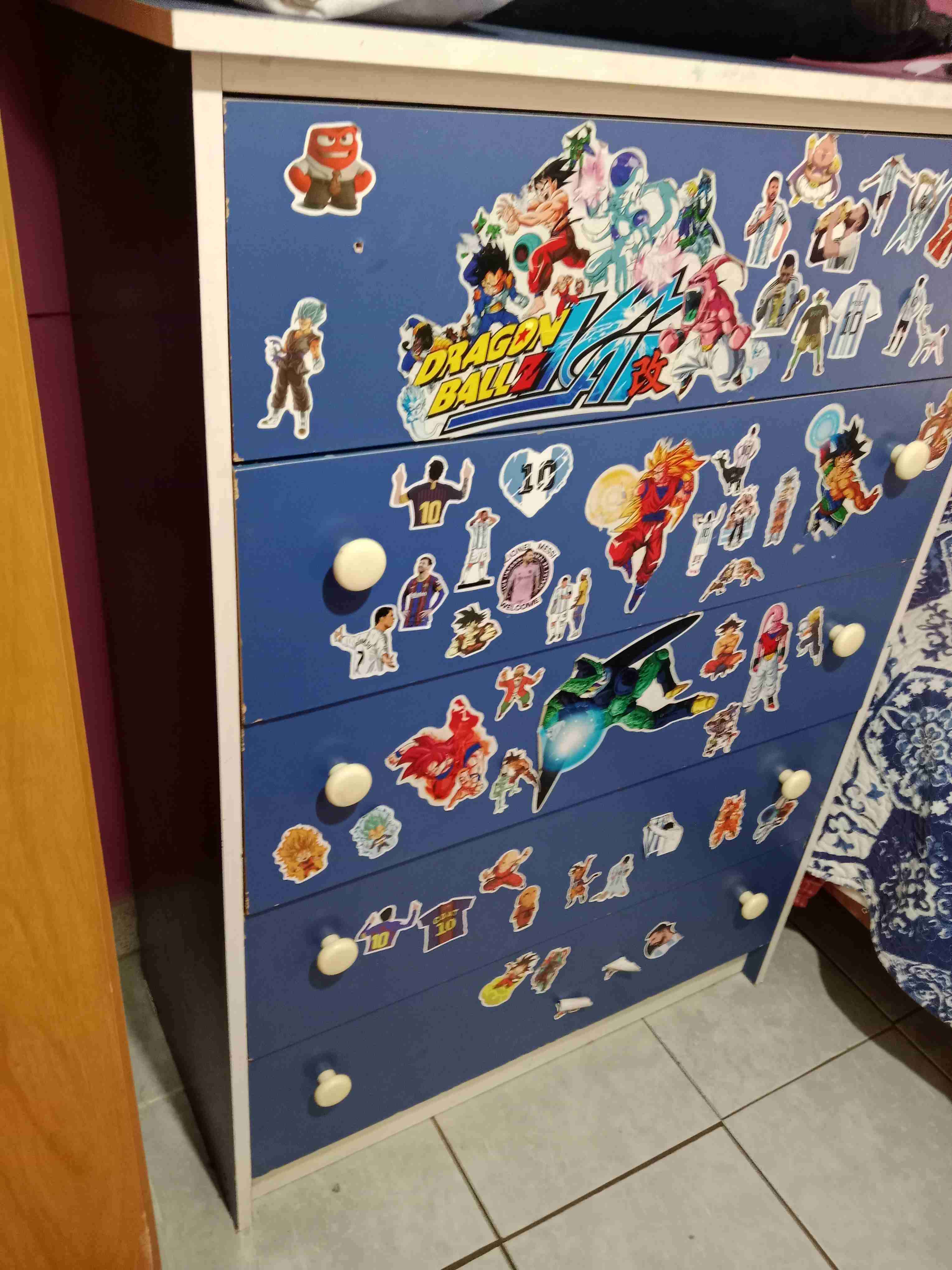 Cómoda azul con diseños infantiles - miniatura 3