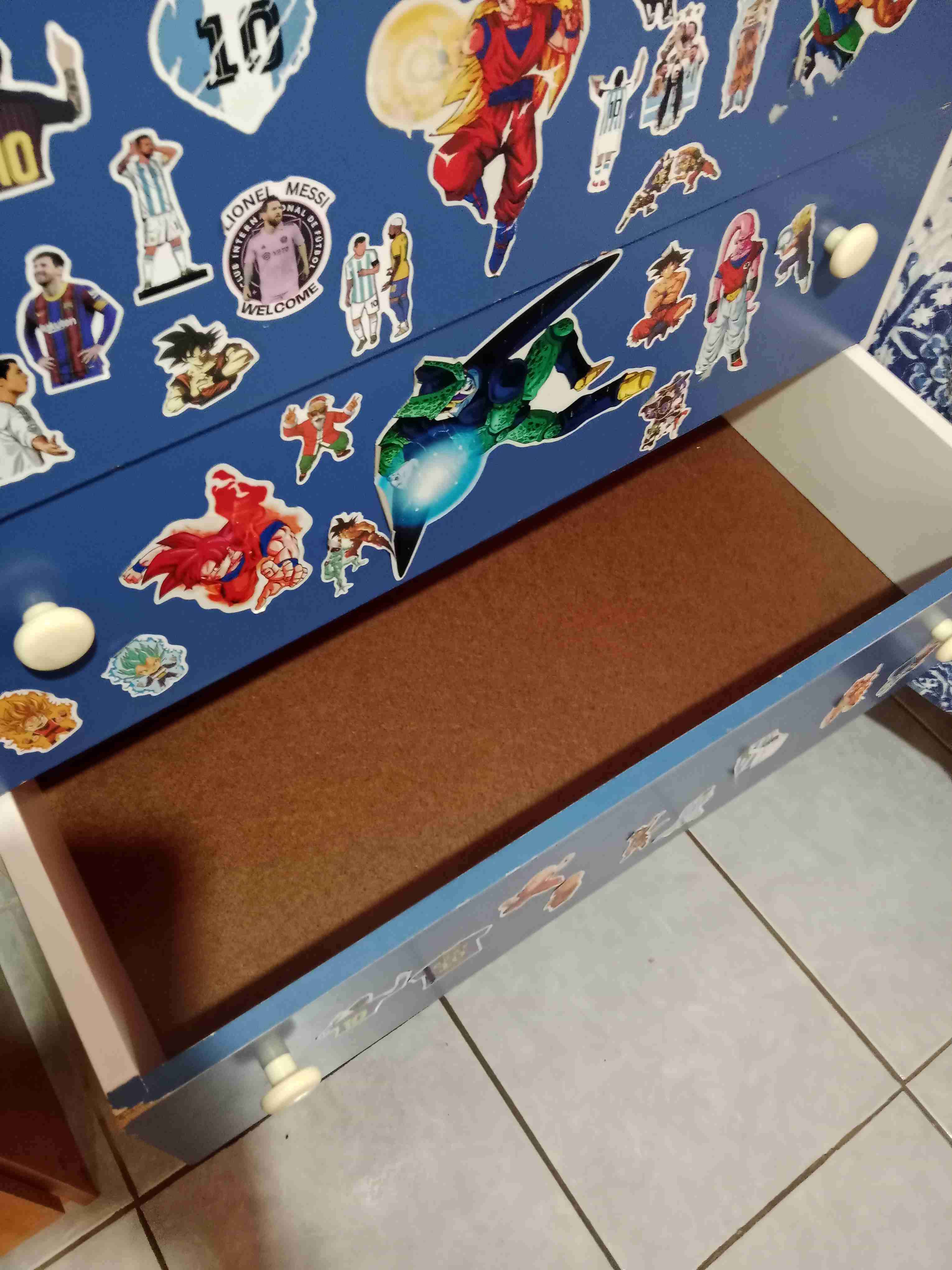 Cómoda azul con diseños infantiles - miniatura 4