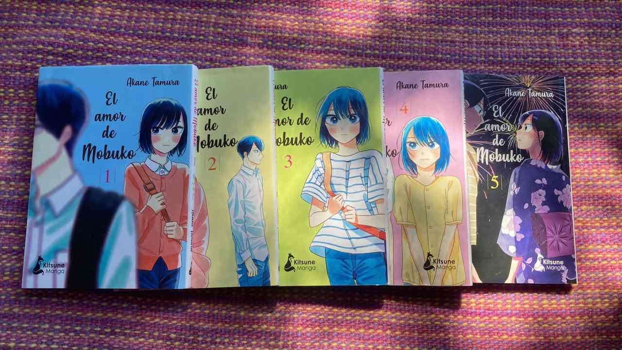 Colección manga El amor de Mobuko