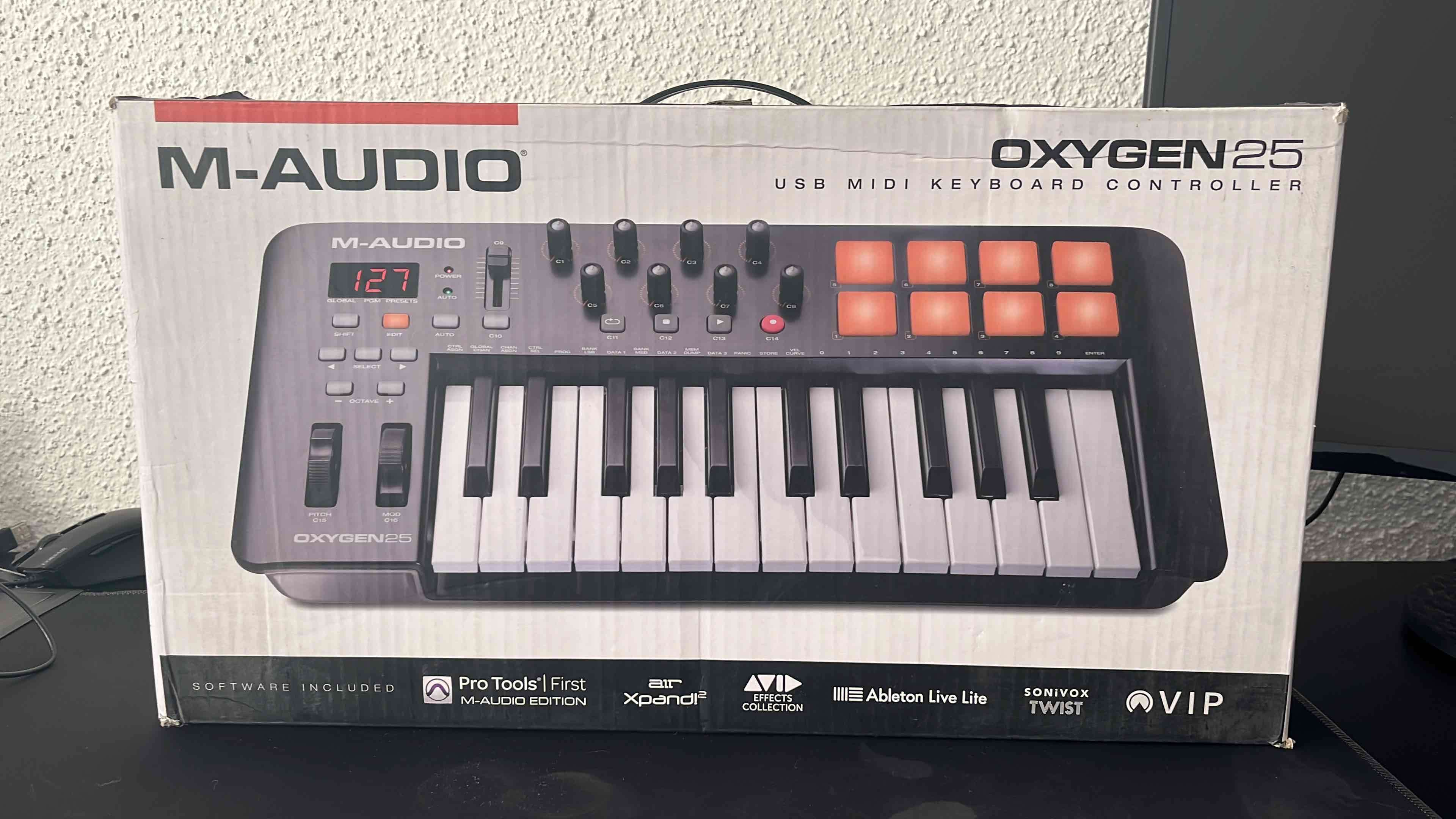 Teclado MIDI M-Audio Oxygen 25 - miniatura 1