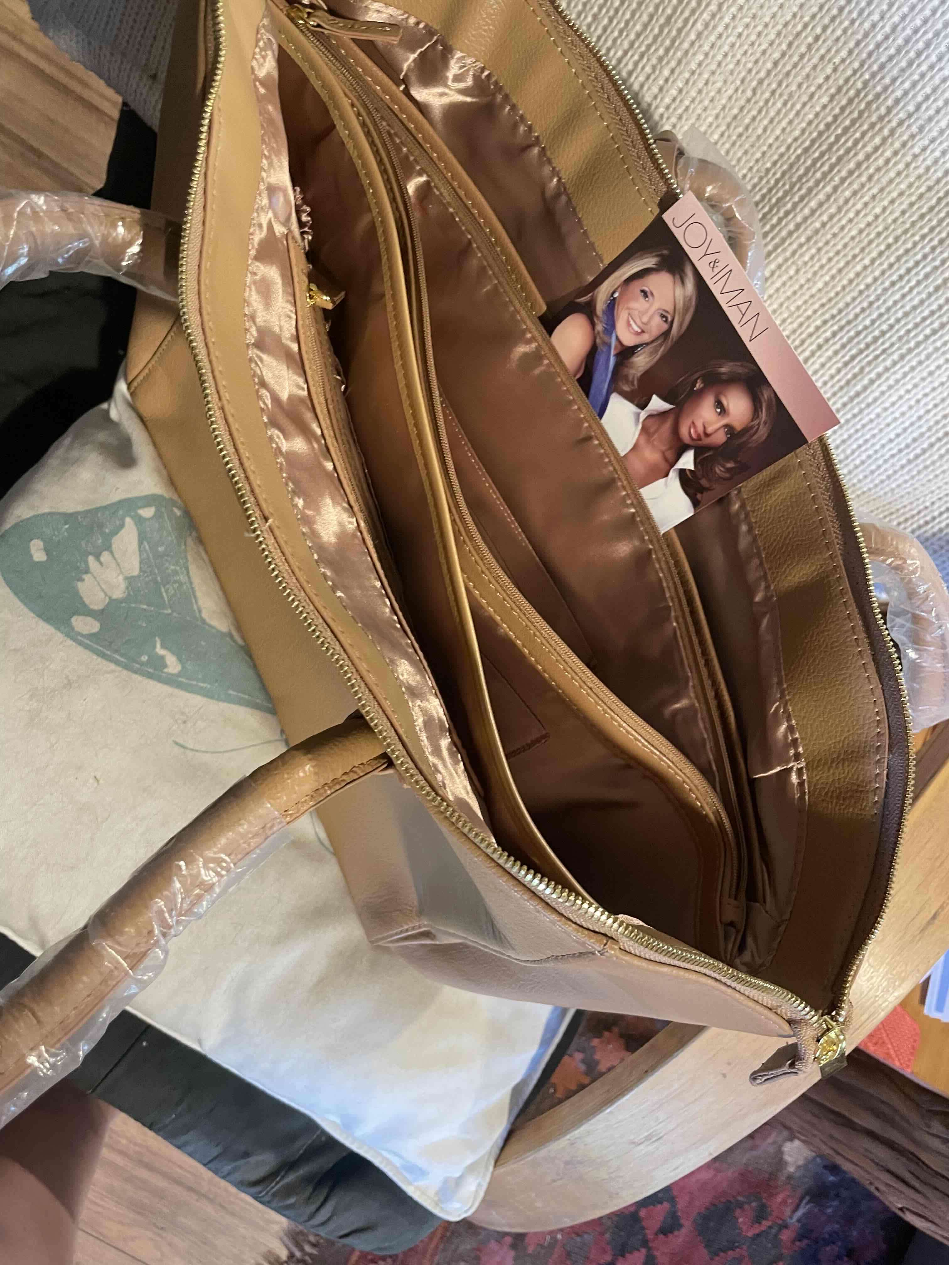 Cartera beige Joy&Mana nueva - miniatura 3