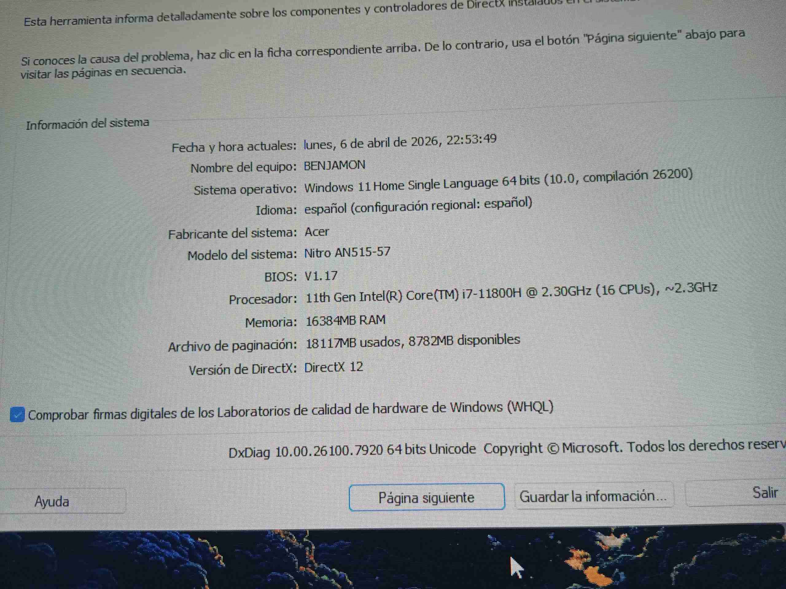 Laptop Acer nitro 5 - miniatura 3