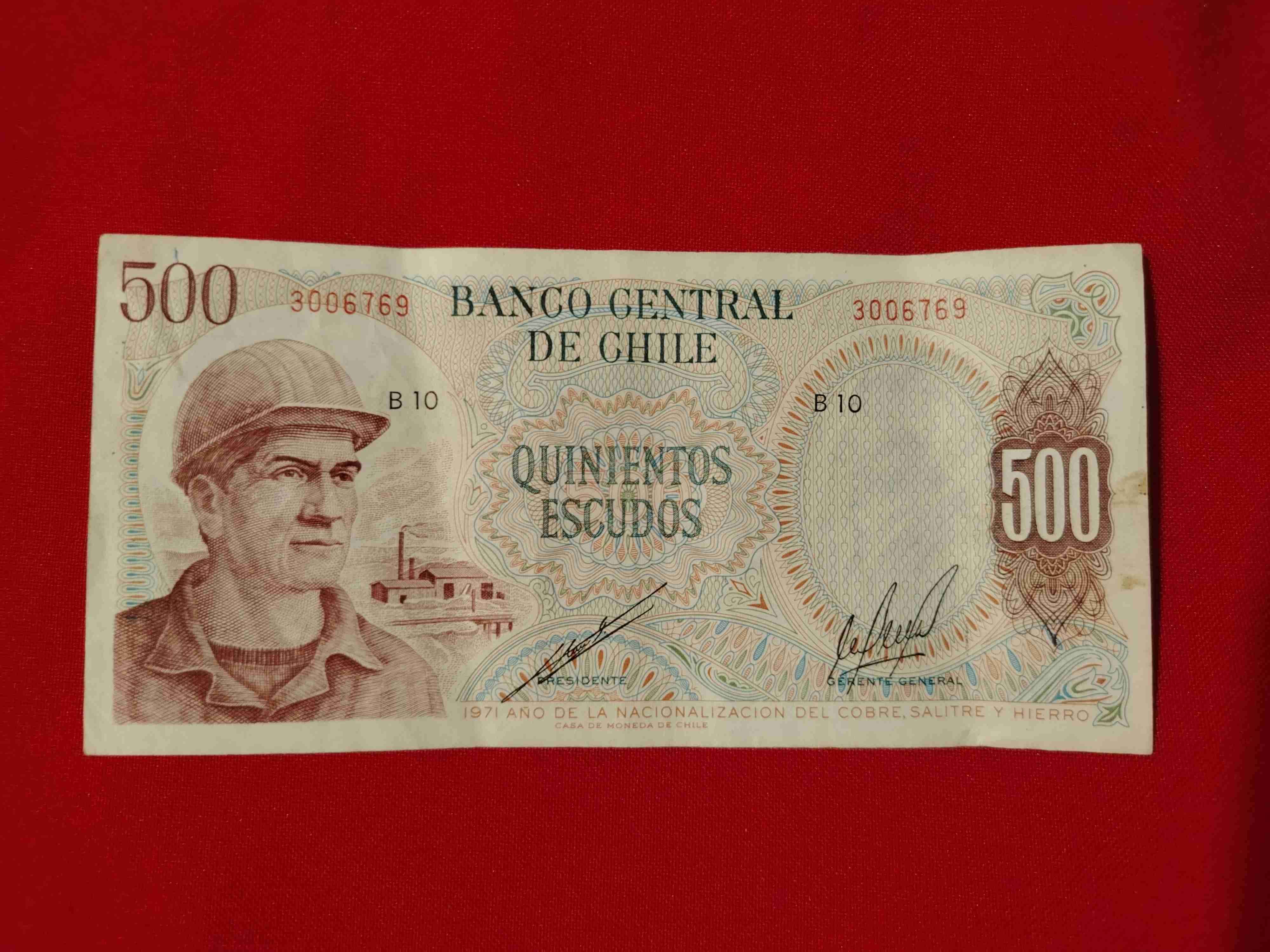 Billetes antiguos Chile - miniatura 3