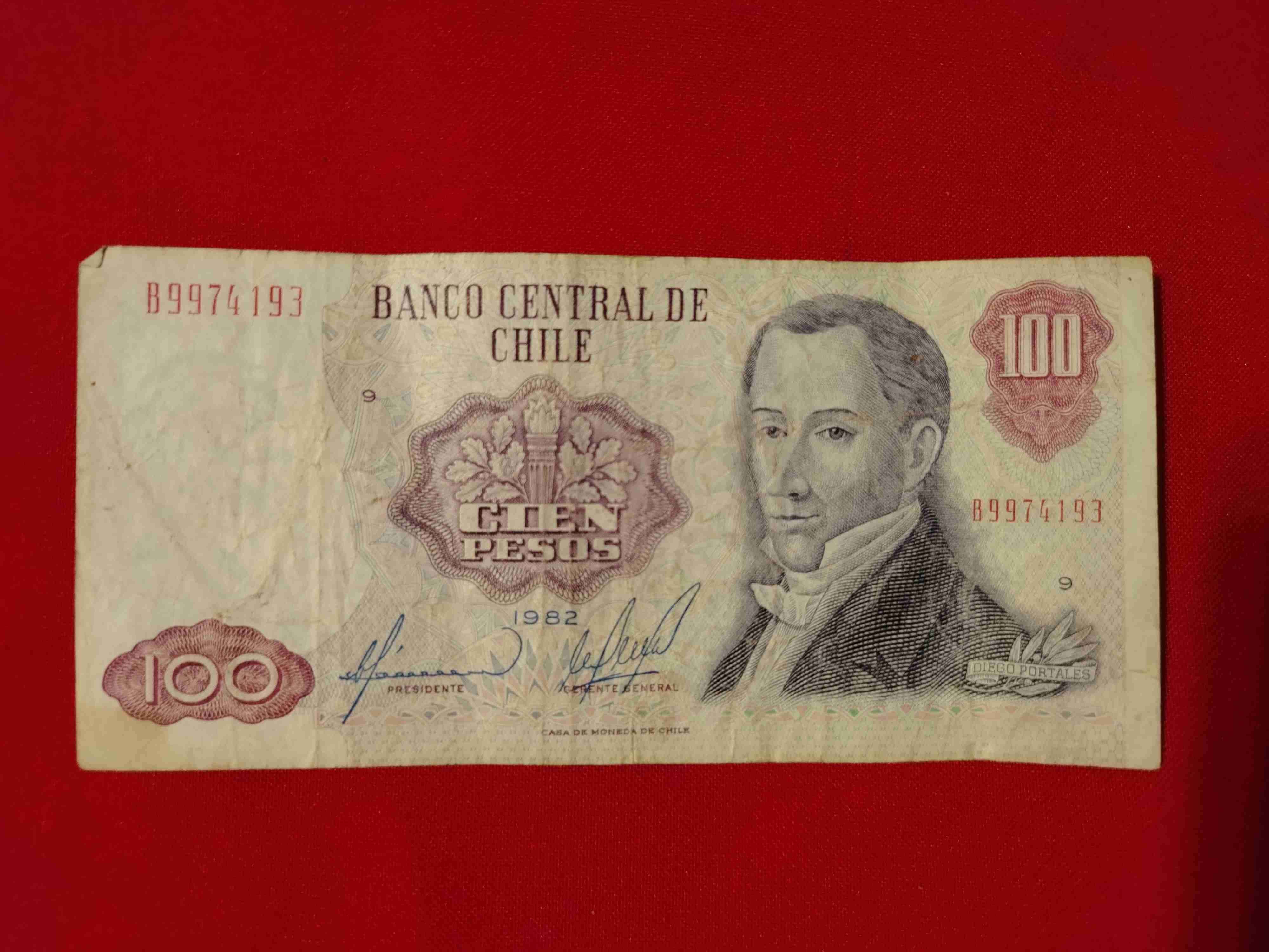 Billetes antiguos Chile - miniatura 4