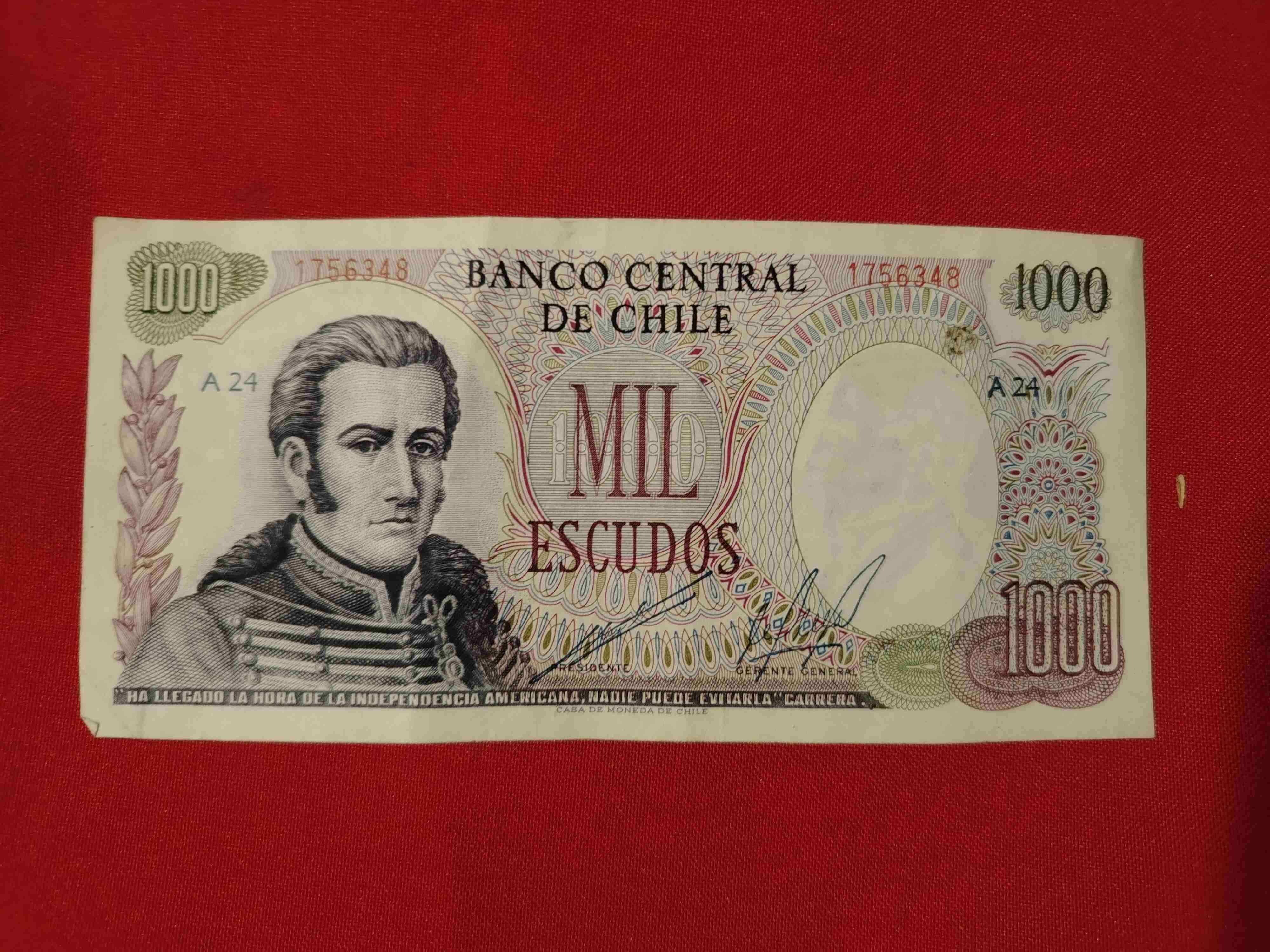 Billetes antiguos Chile - miniatura 5