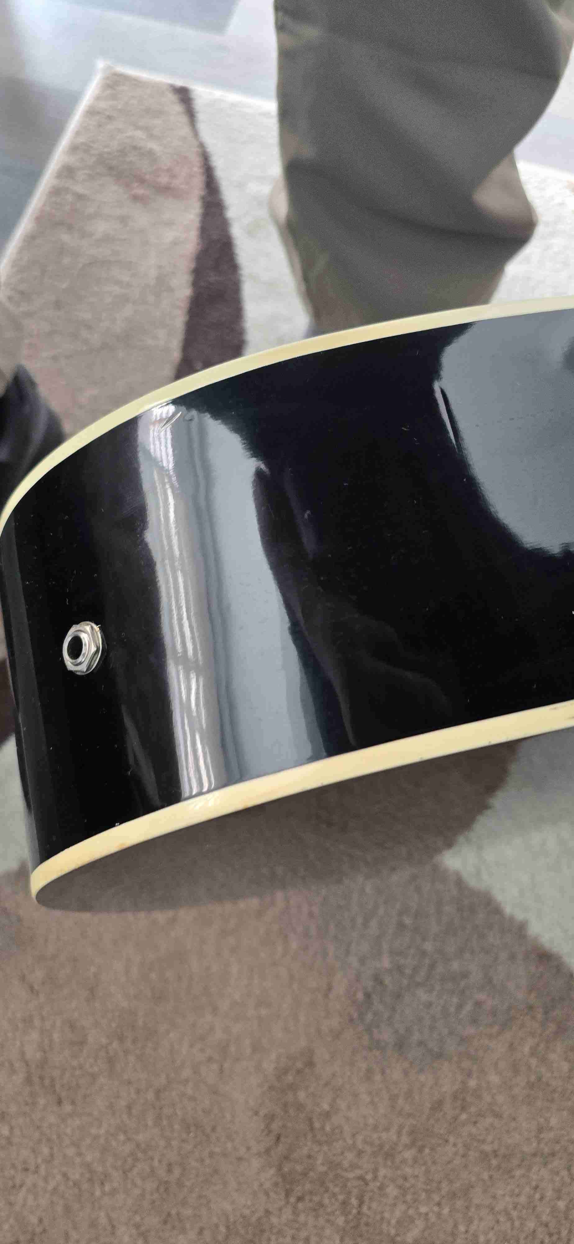 Guitarra electroacústica negra Freeman - miniatura 6