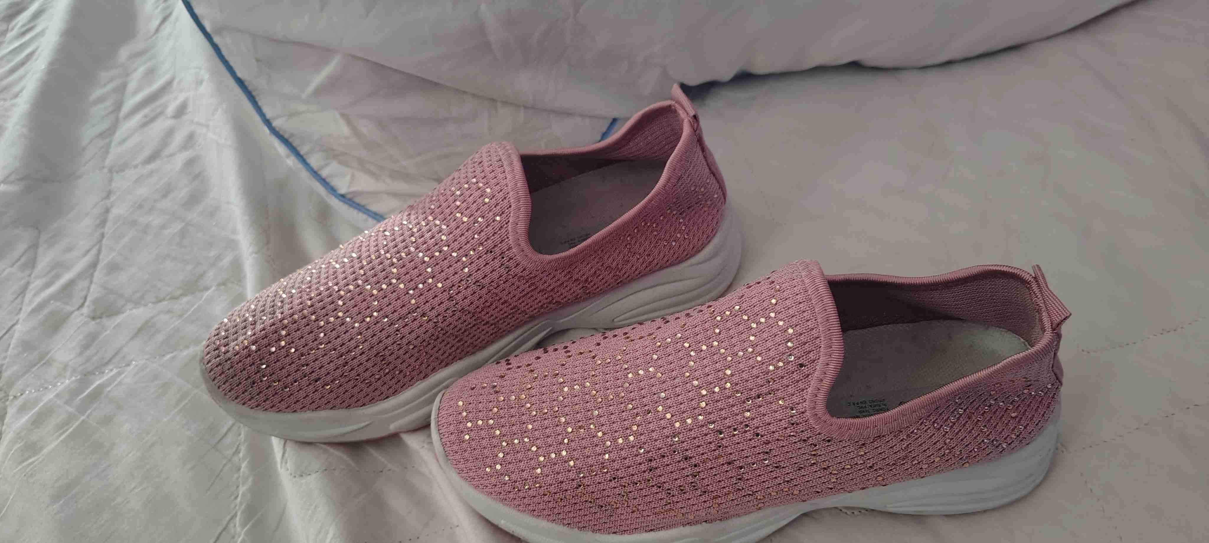 Zapatillas rosadas con brillo - 2