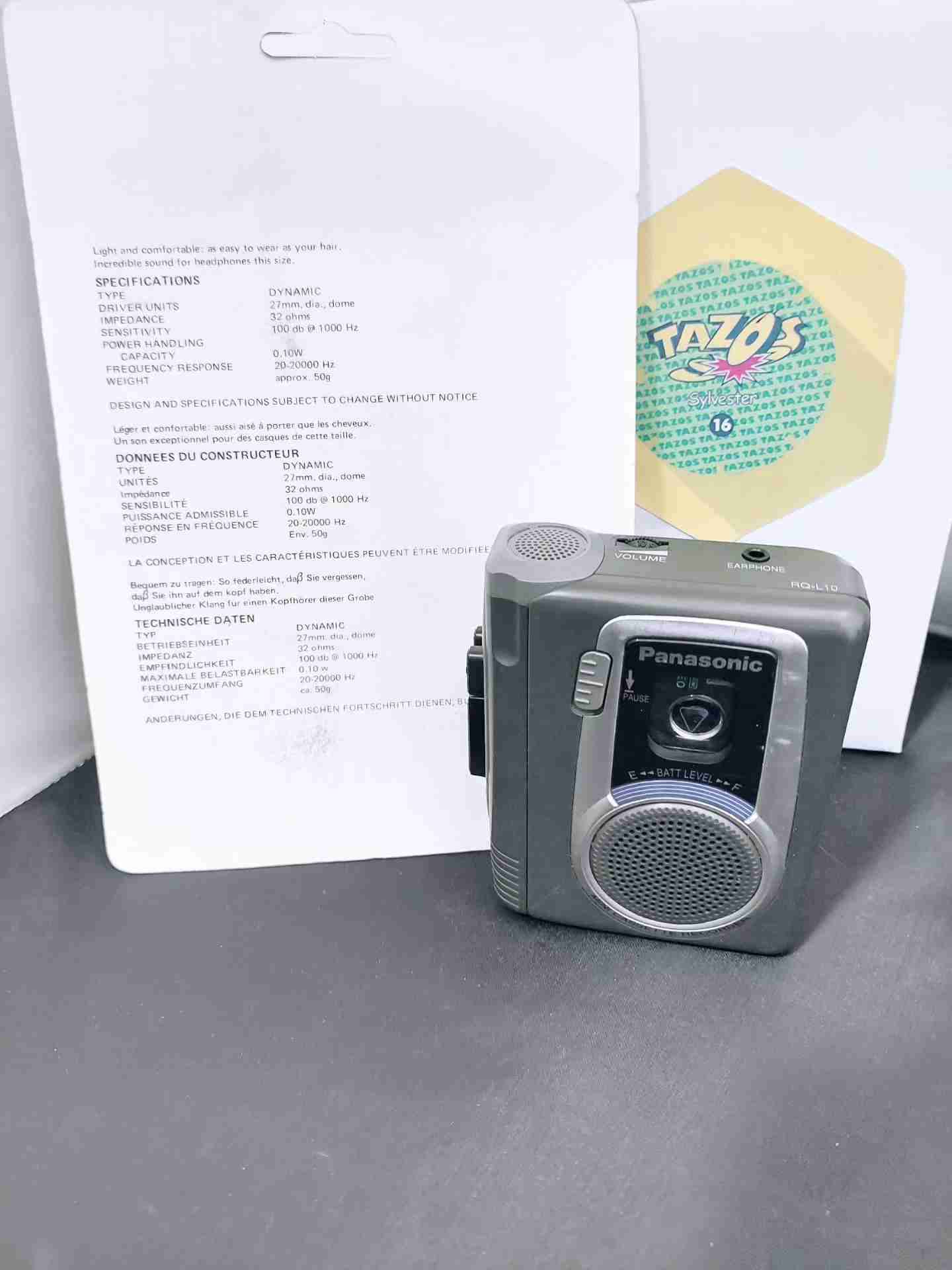 Grabadora portátil Panasonic con audífonos - miniatura 2