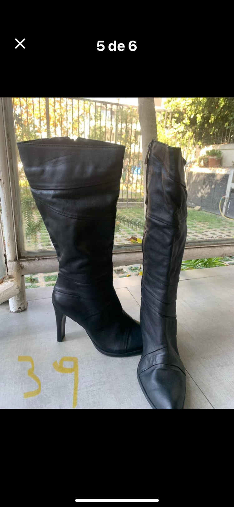 Botas altas  de cuero - miniatura 2