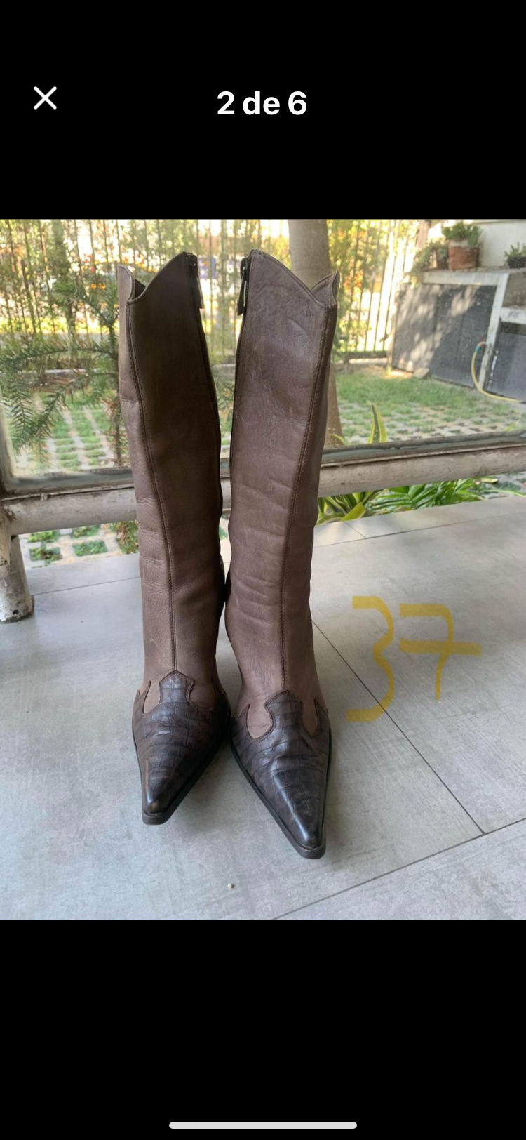 Botas altas  de cuero - miniatura 5