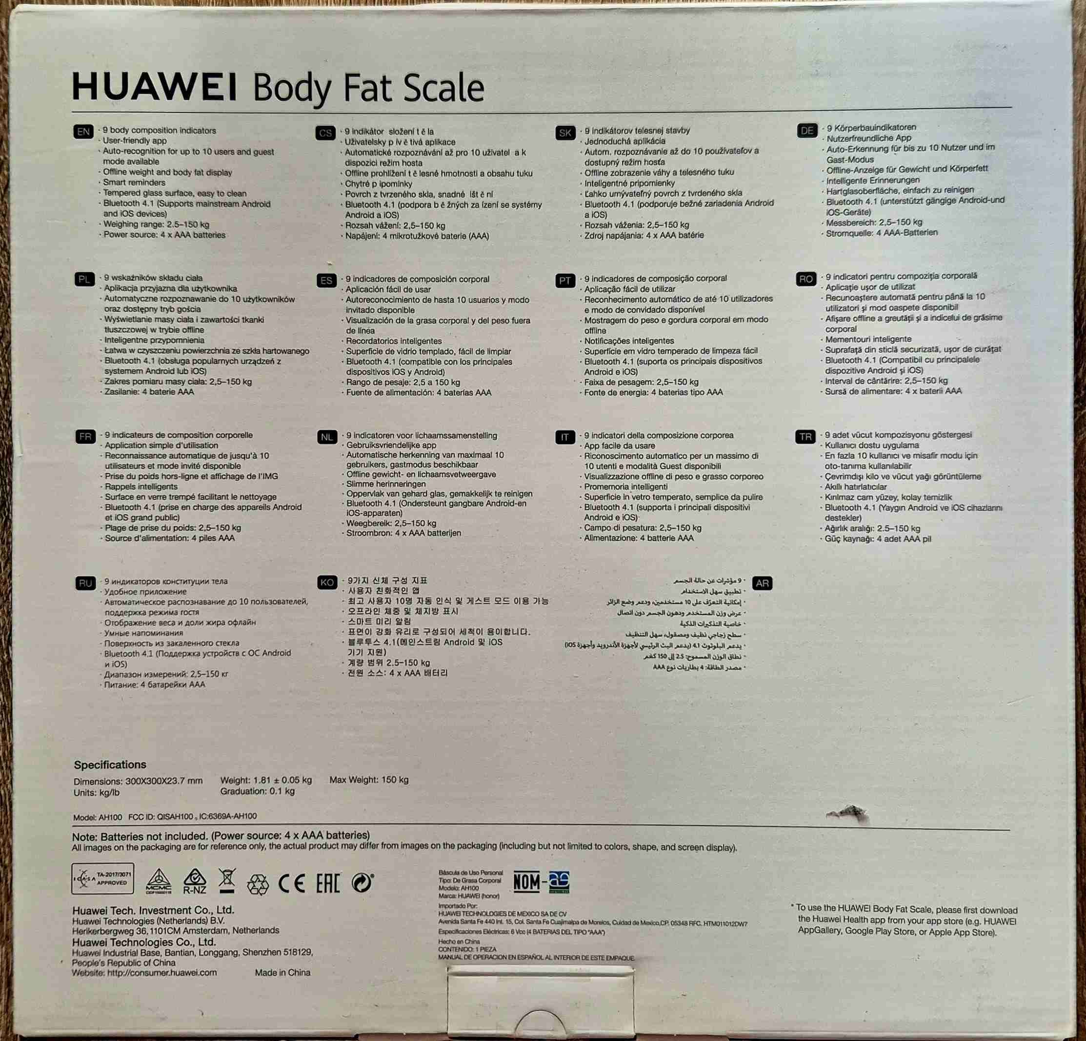 Báscula Inteligente HUAWEI - miniatura 3