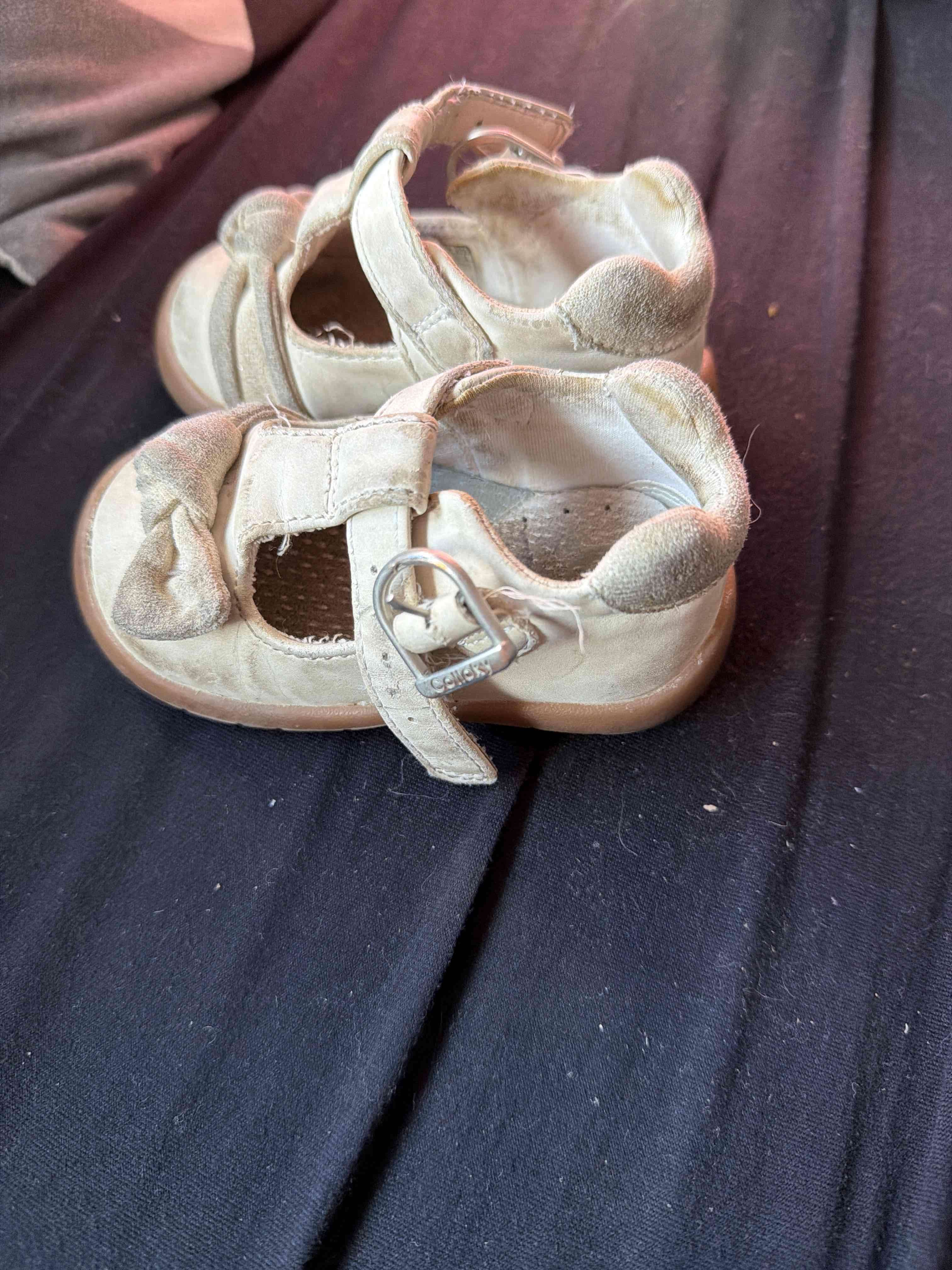 Zapatos de bebé colloky con moño beige - 2