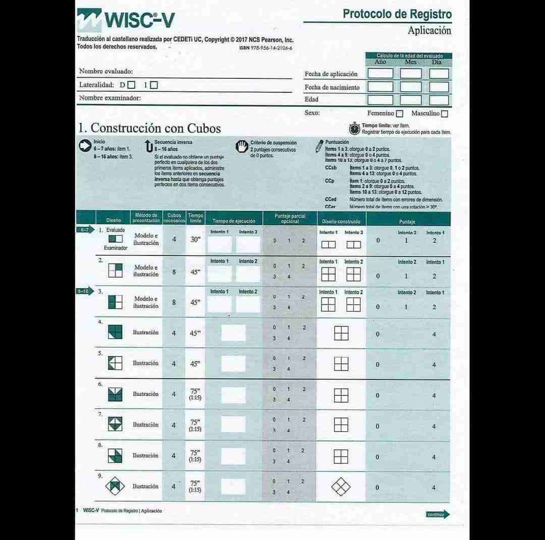 WISC-V Estandarización Chilena Digital - miniatura 3