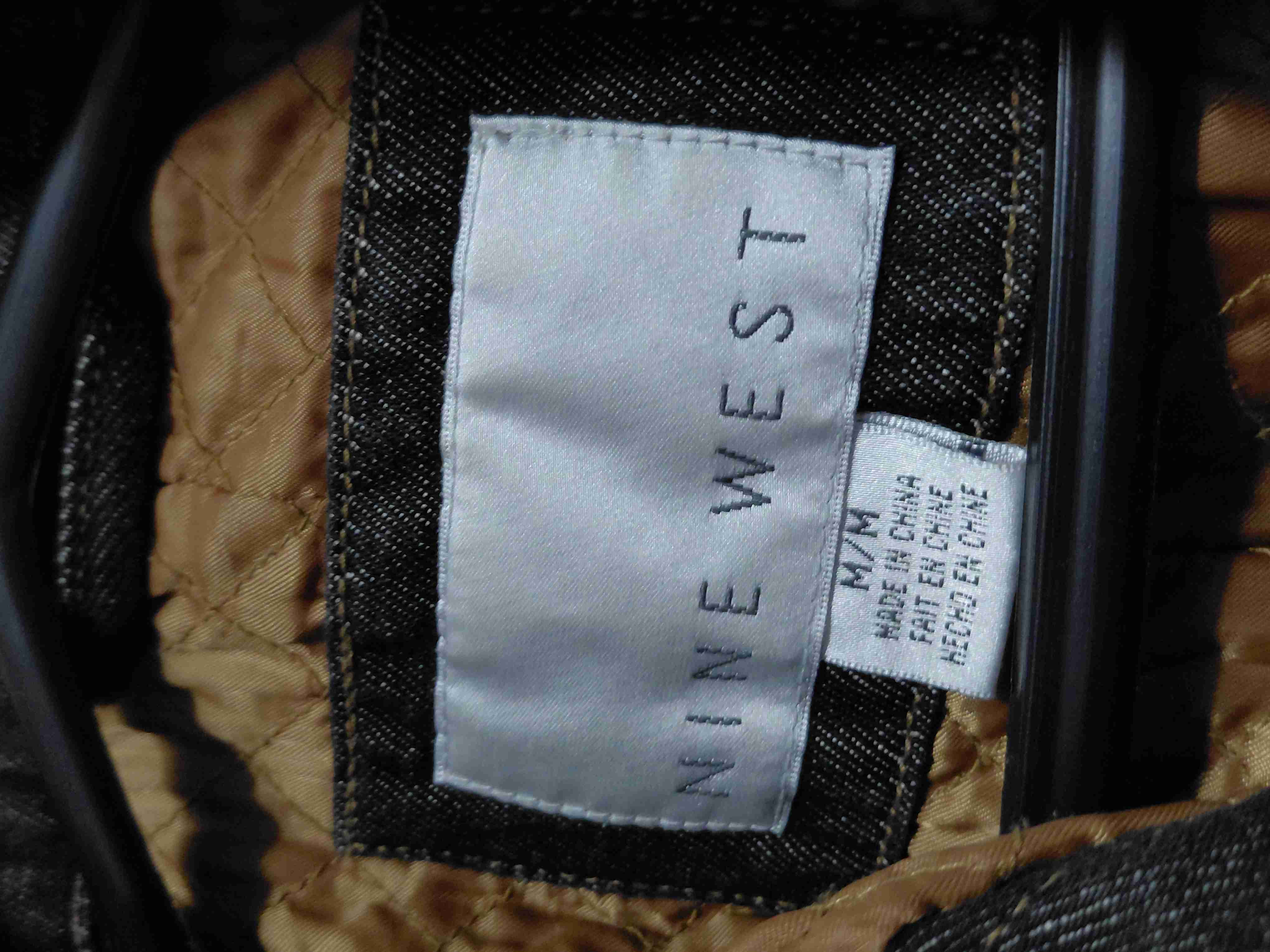 Chaqueta de mezclilla negra - Nine West - miniatura 2