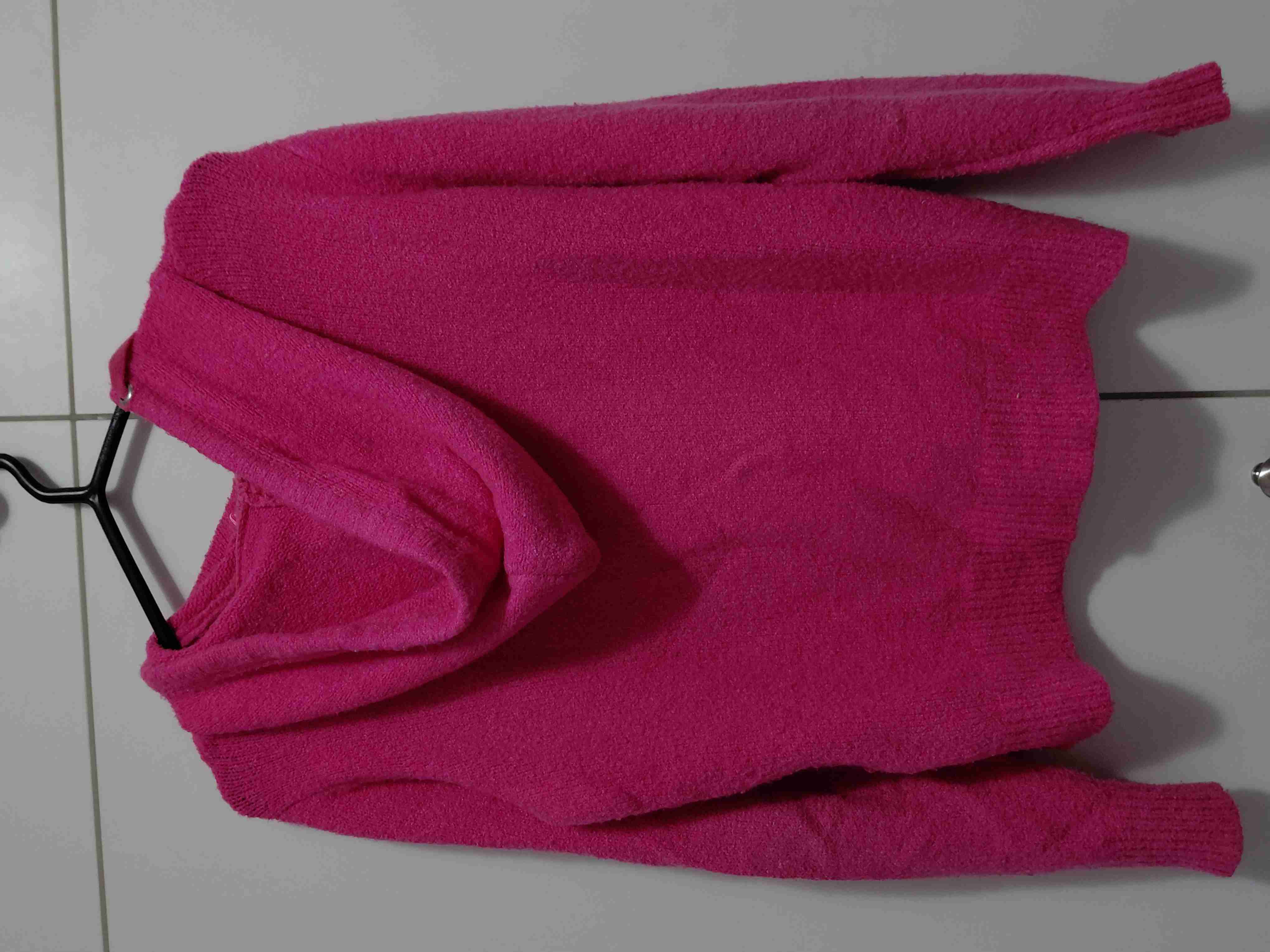 "Chaleco"  rosado con capucha - miniatura 4