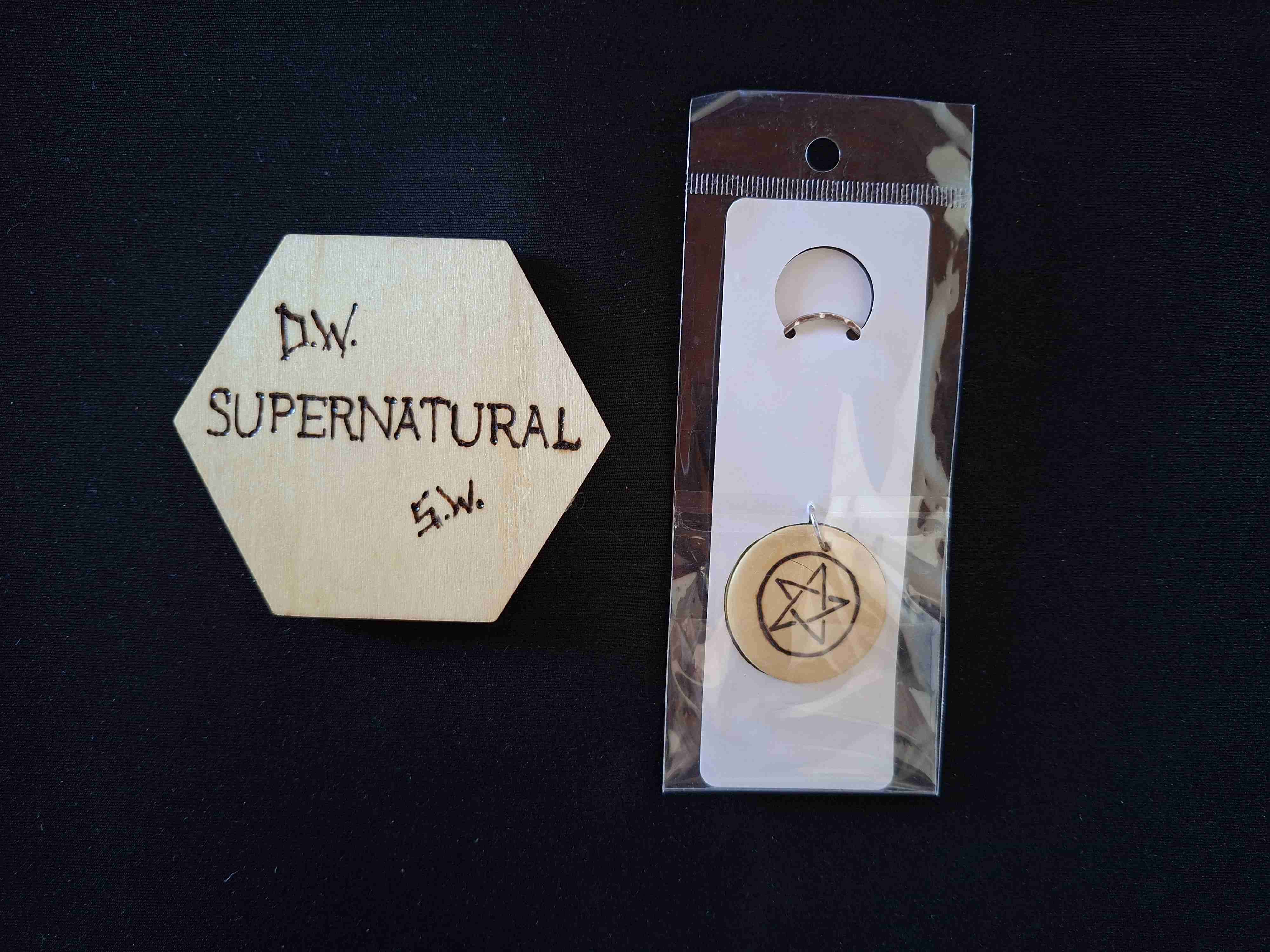Pack de llavero y posavaso de Supernatural - 2