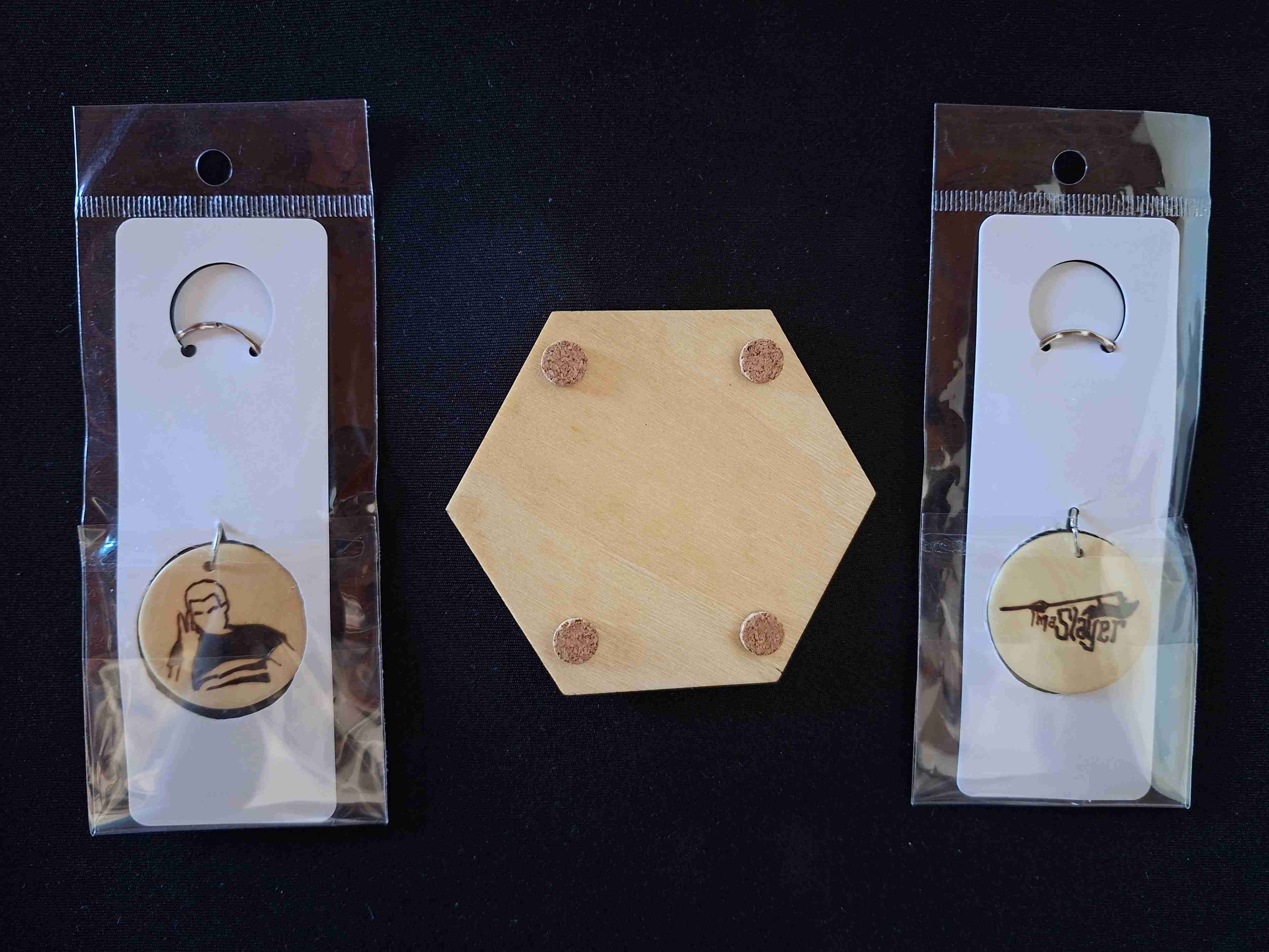 Set de 2 llaveros y un posavasos de Buffy - 3