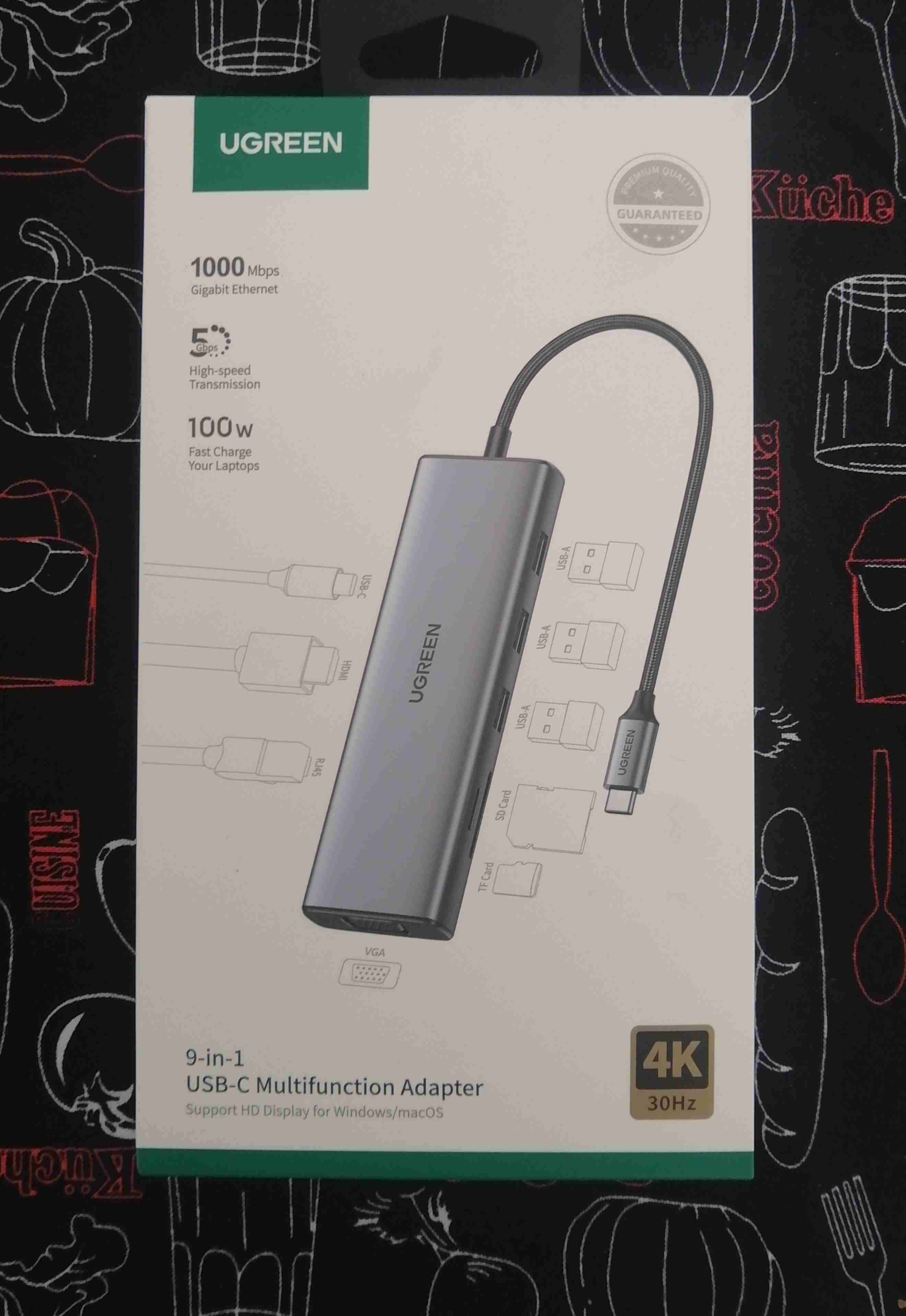 Adaptador USB-C Ugreen 9-en-1 - miniatura 1