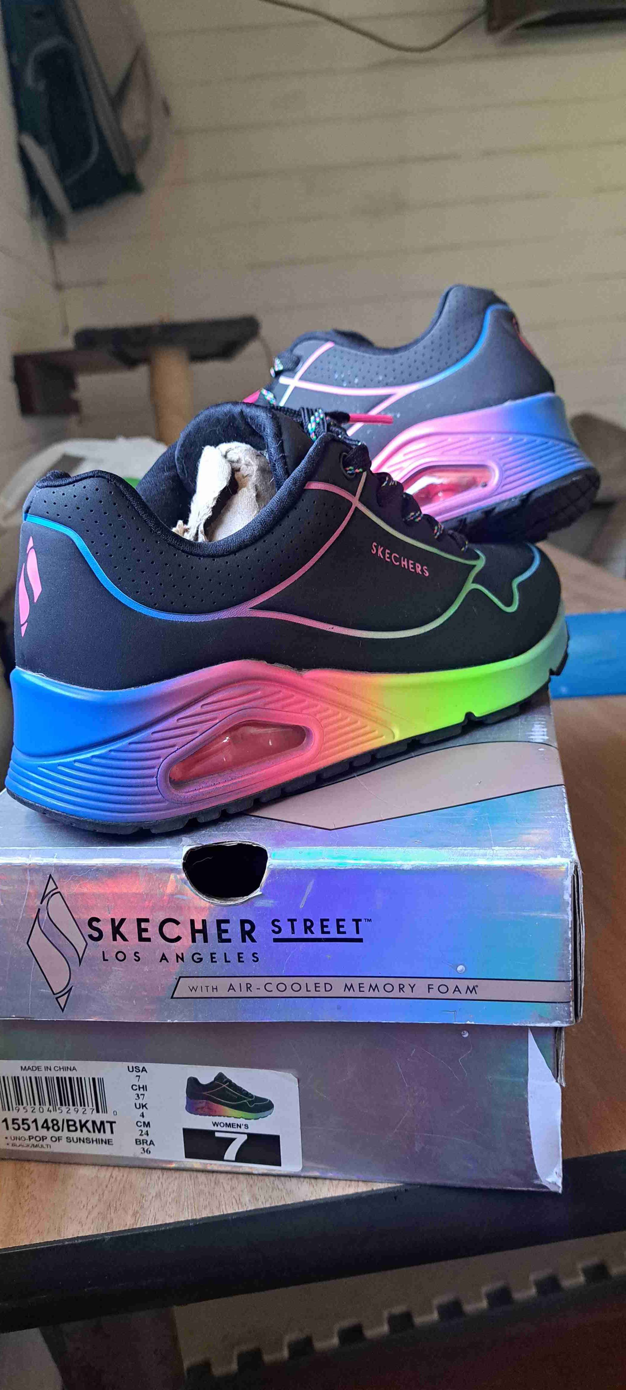 Zapatillas Skechers Street negras - miniatura 1