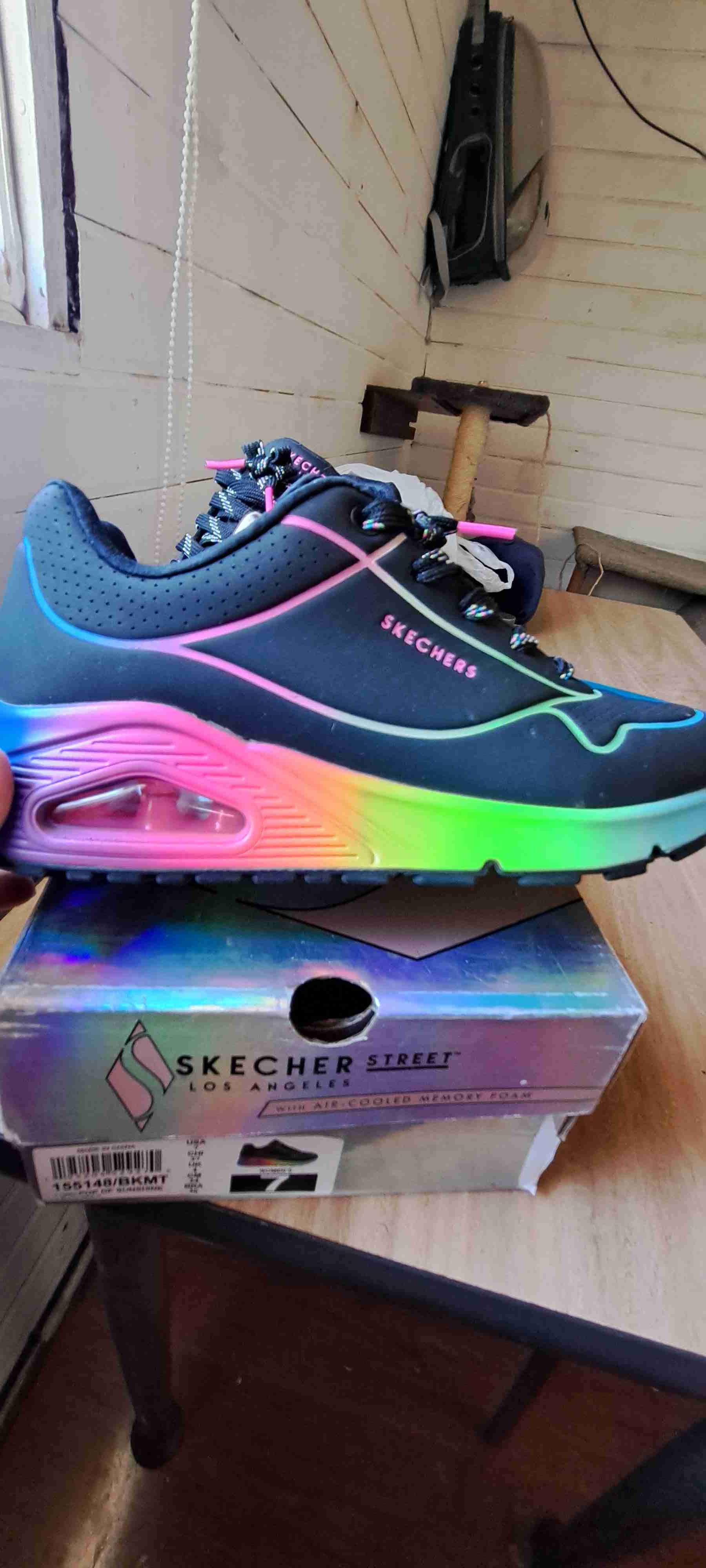 Zapatillas Skechers Street negras - miniatura 3