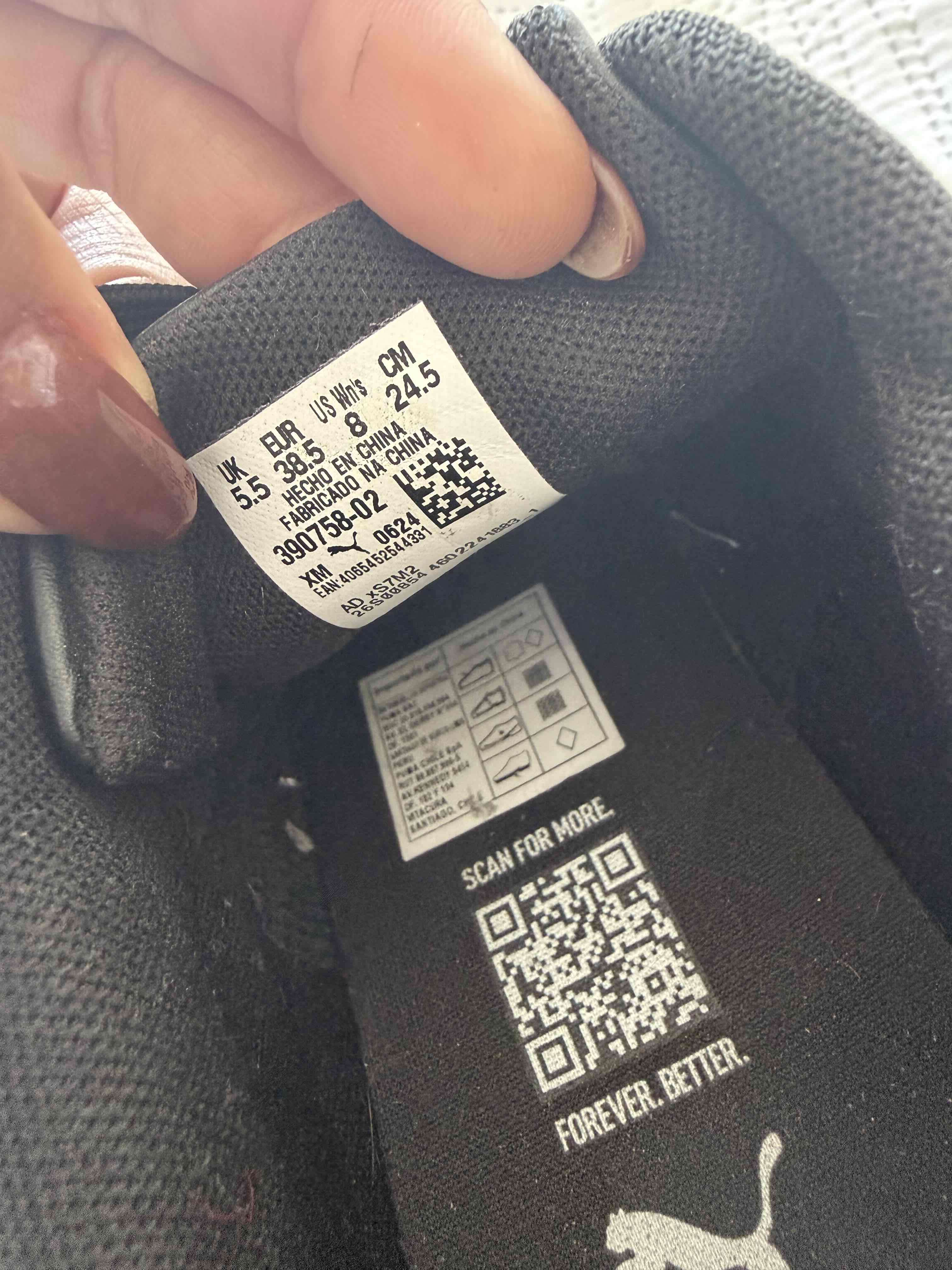 Zapatillas negras Puma - miniatura 2