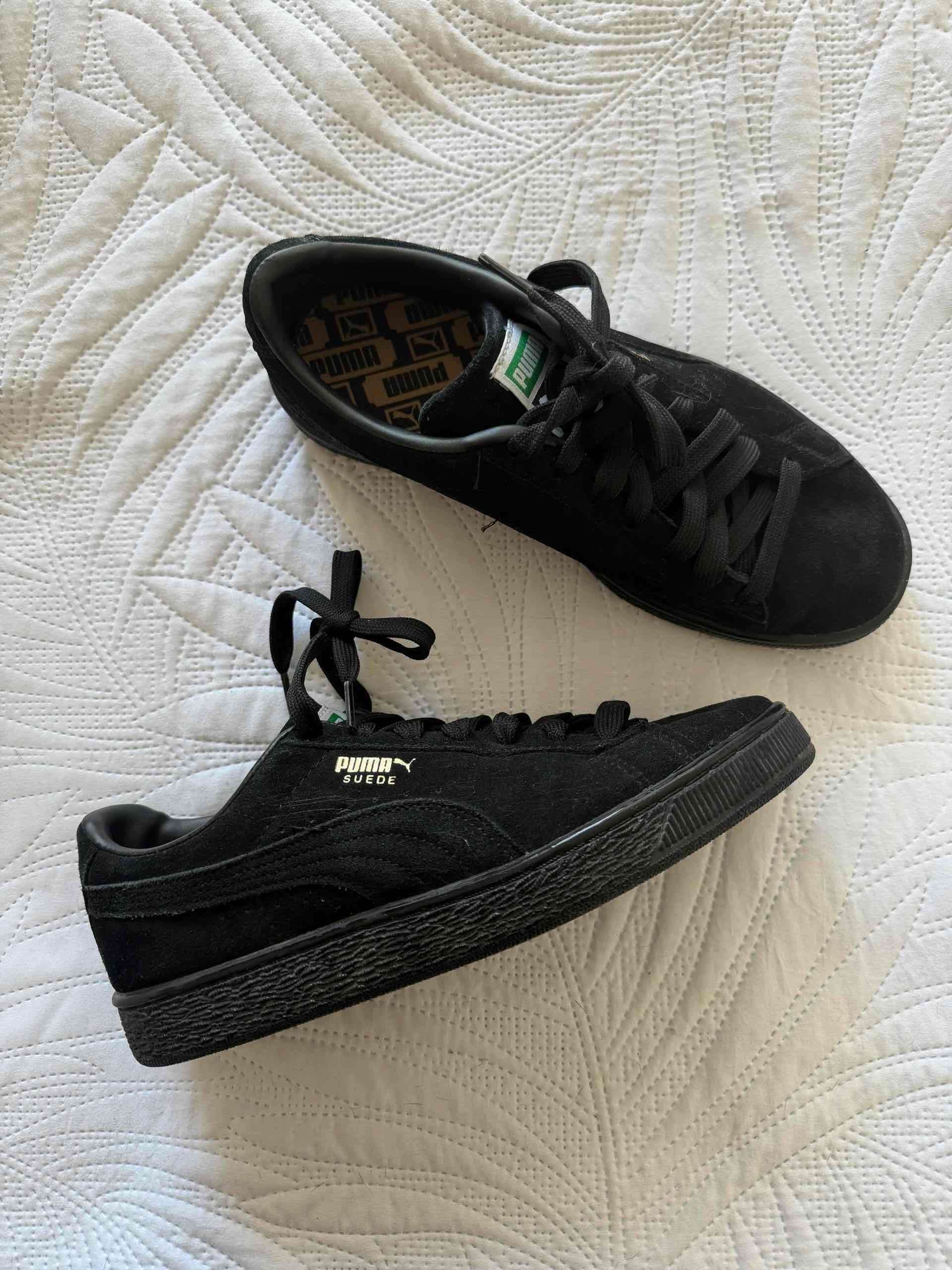 Zapatillas Puma Suede negras - miniatura 1