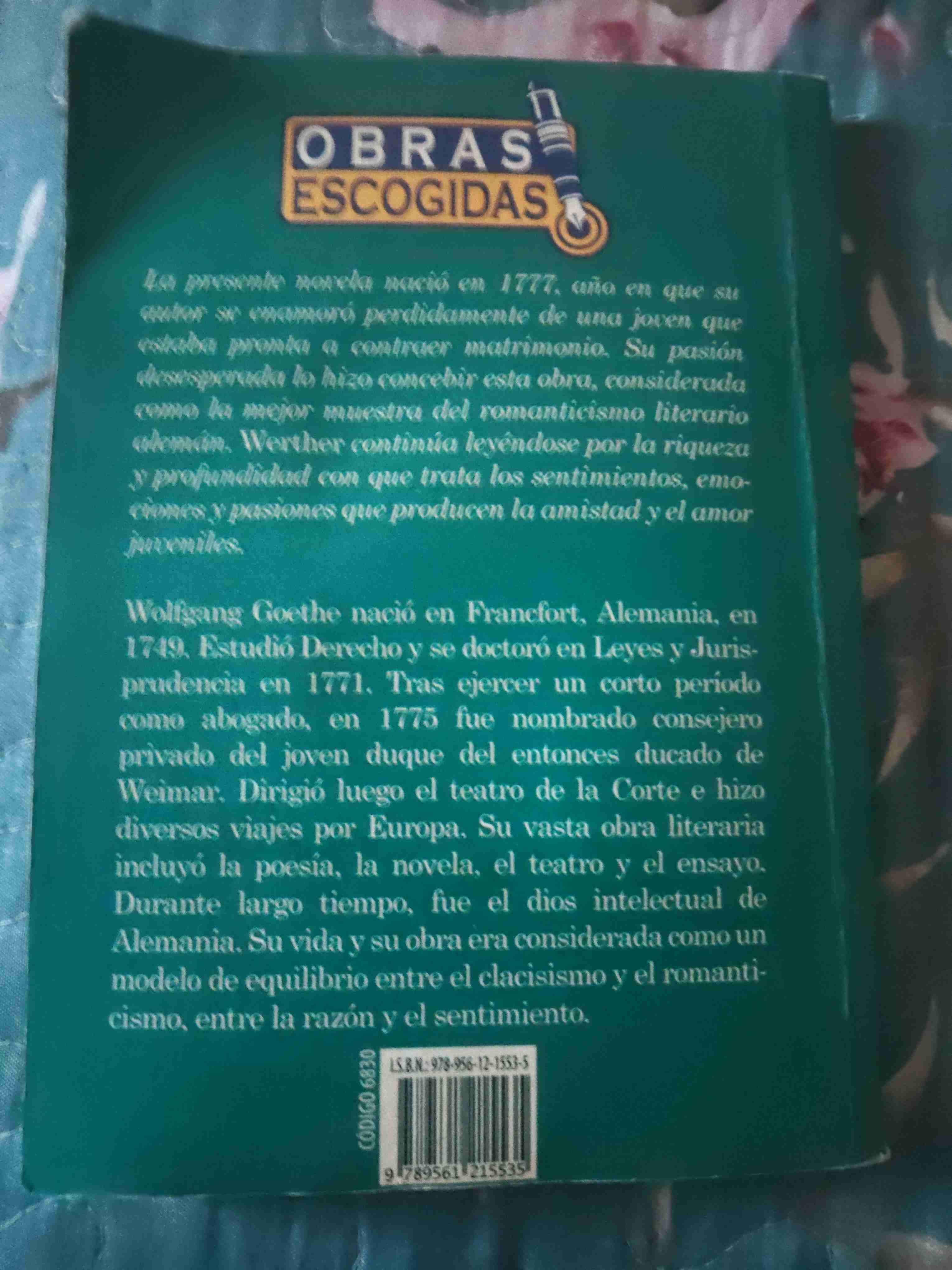 Libro Werther de Goethe - miniatura 2