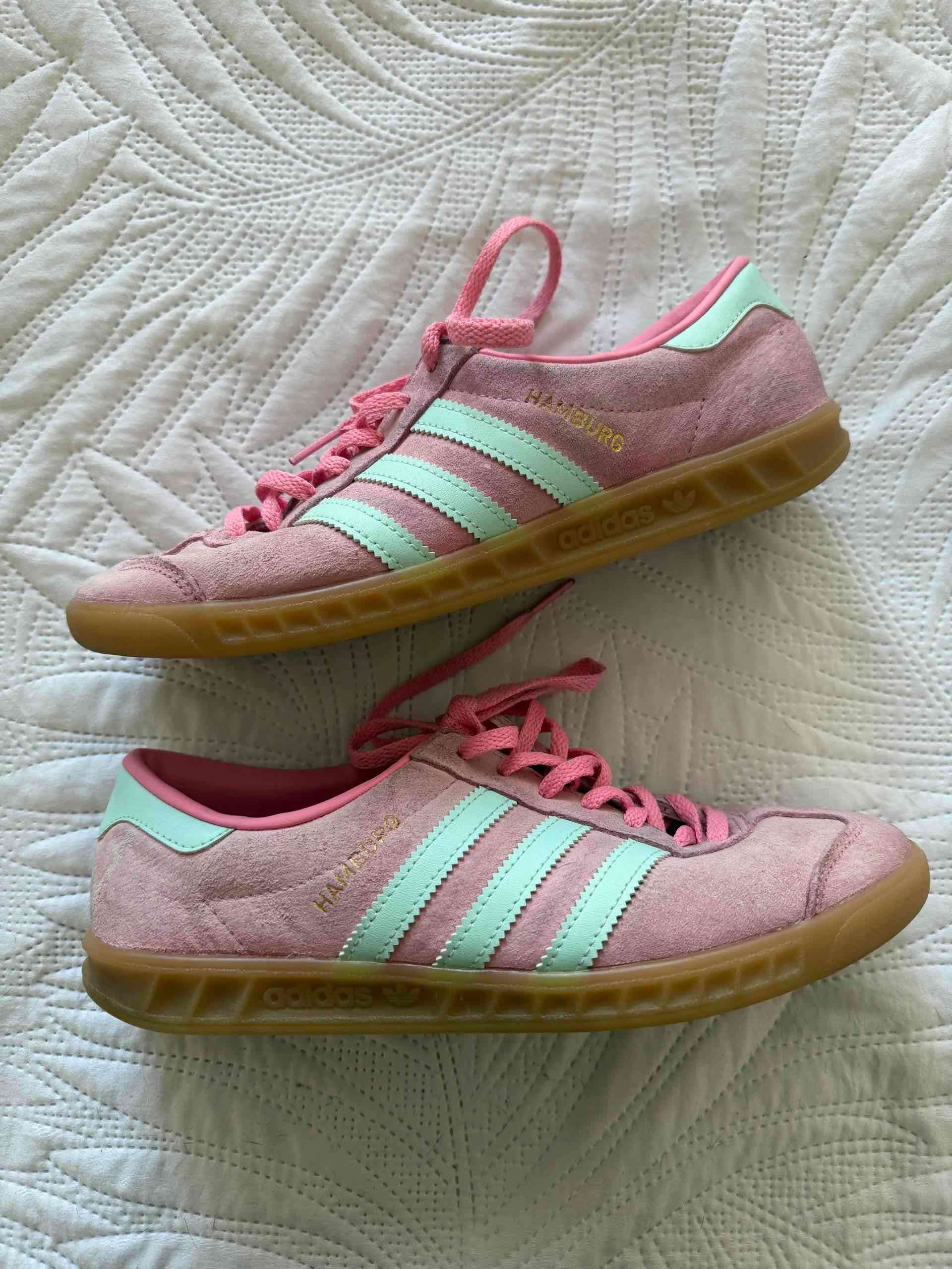 Zapatillas rosas con franjas - miniatura 3