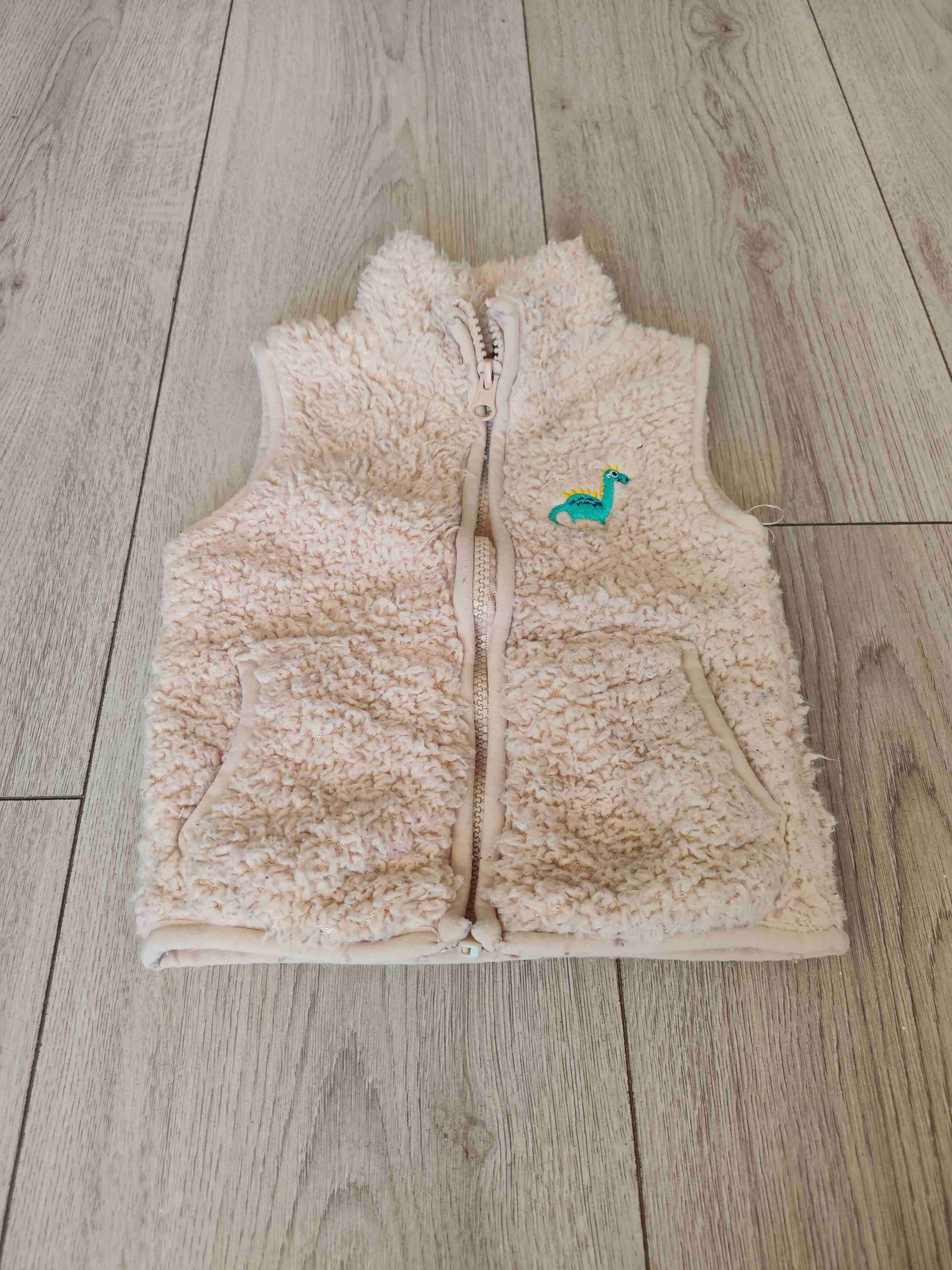 Chaleco polar beige infantil - miniatura 1