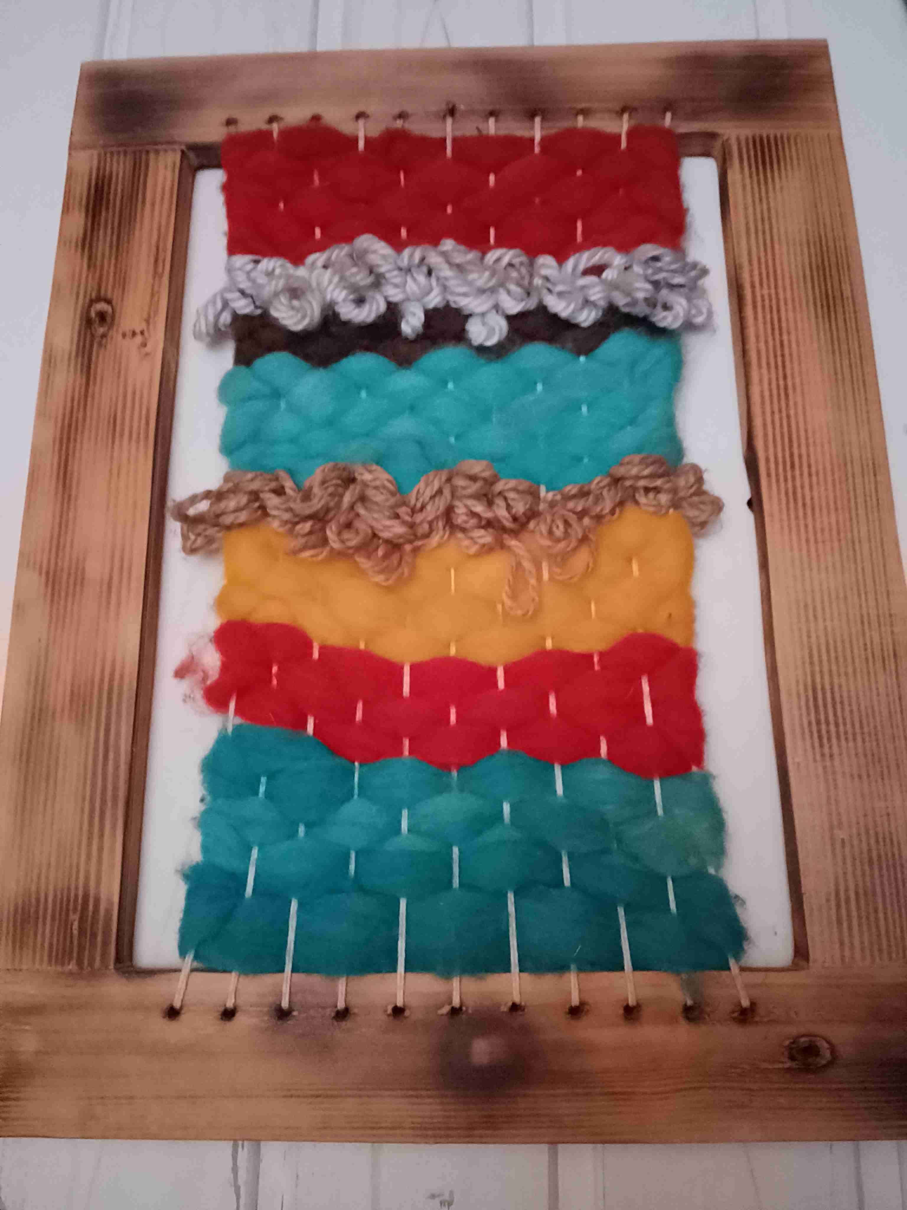 Tapiz decorativo tejido a mano - miniatura 2