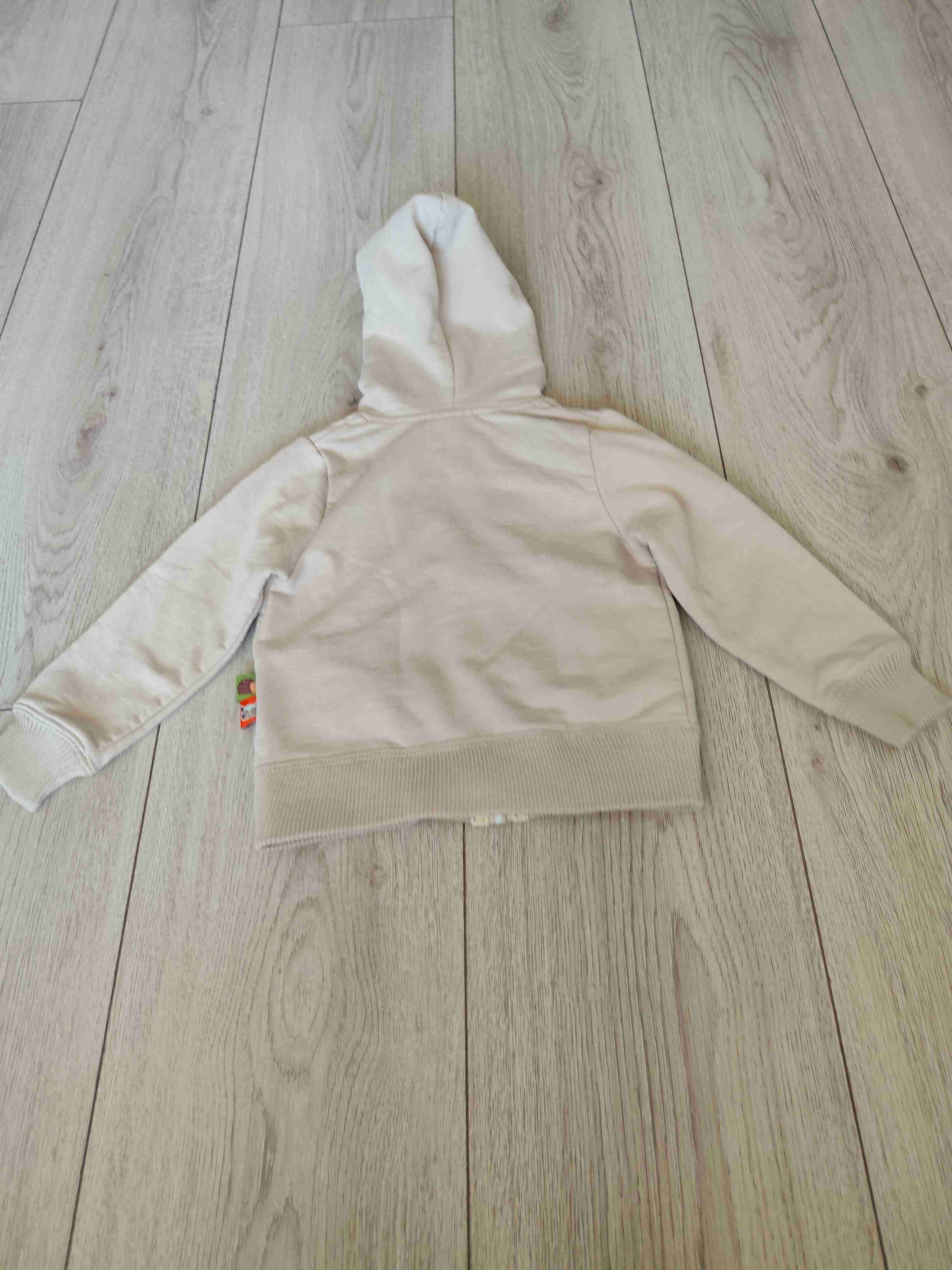 Polerón infantil con capucha beige - 2