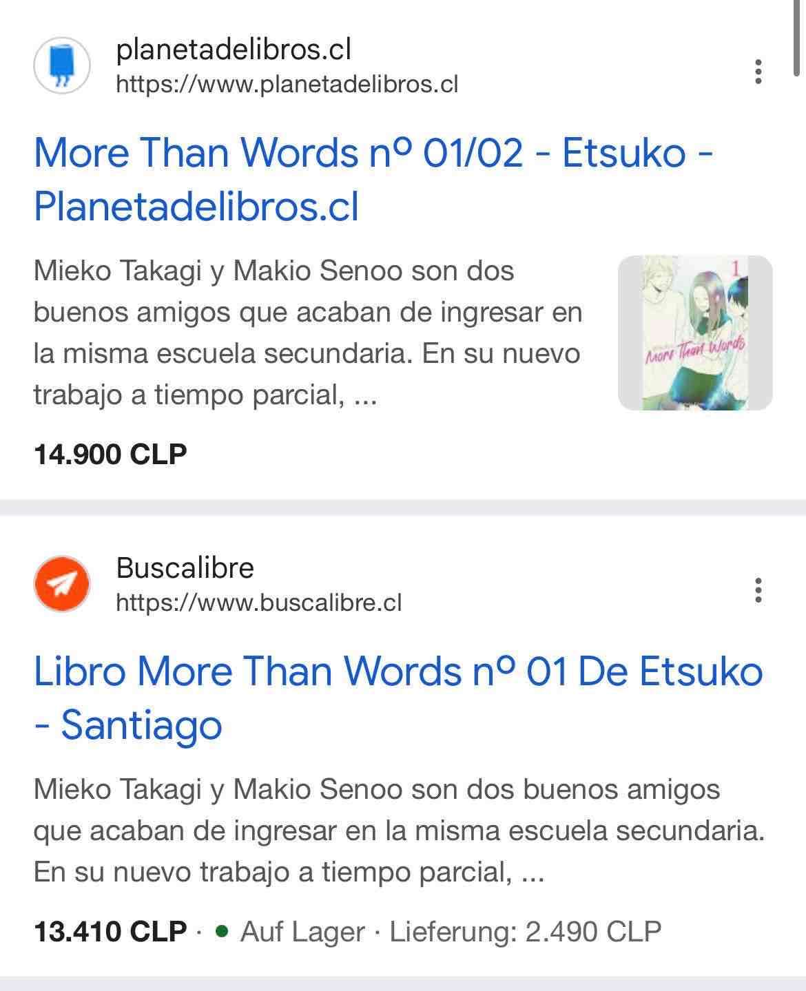 Manga 'More Than Words' Volumen 1 - miniatura 2