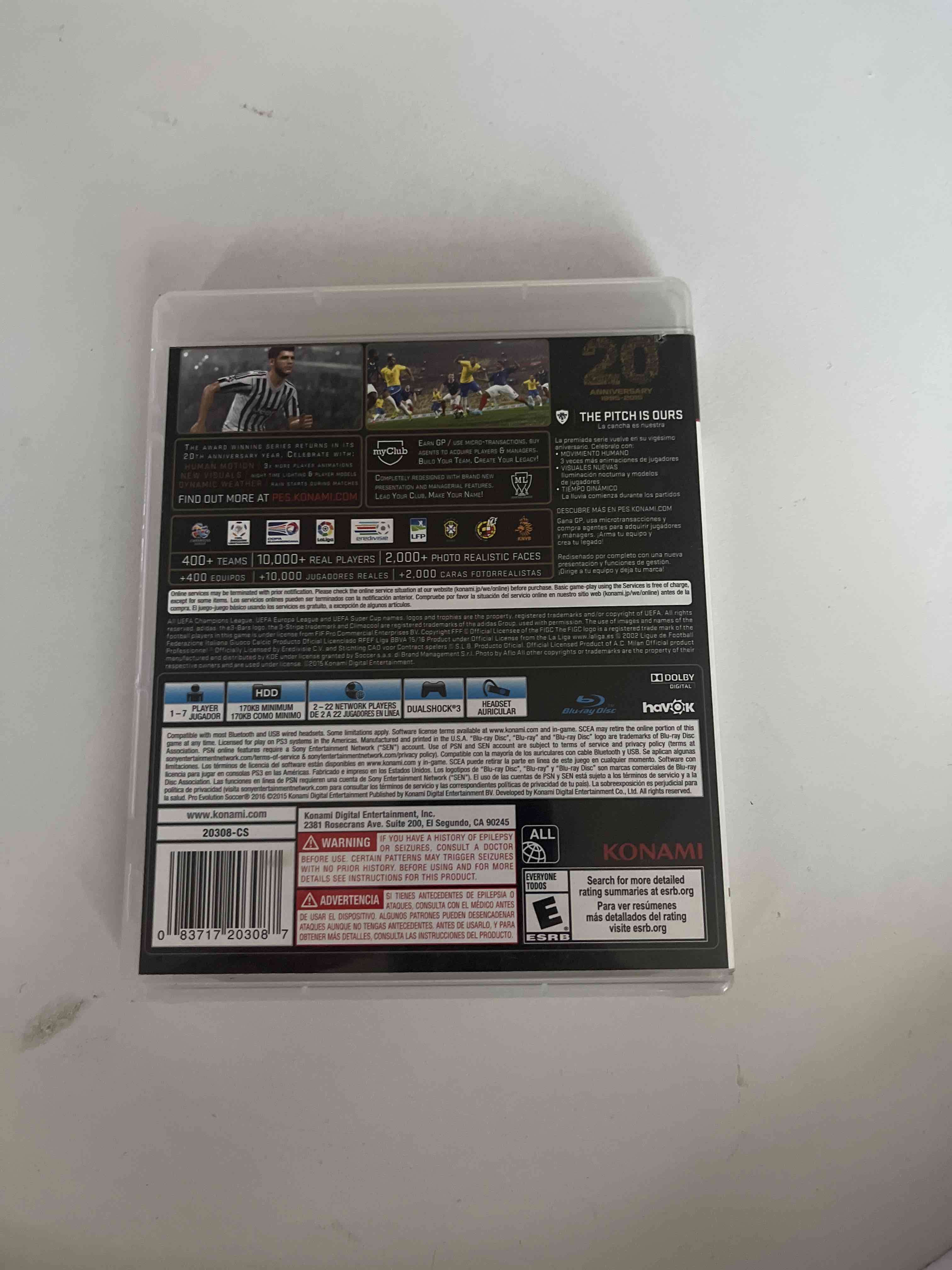 PS3 PES 2016 Pro Evolution Soccer - miniatura 3